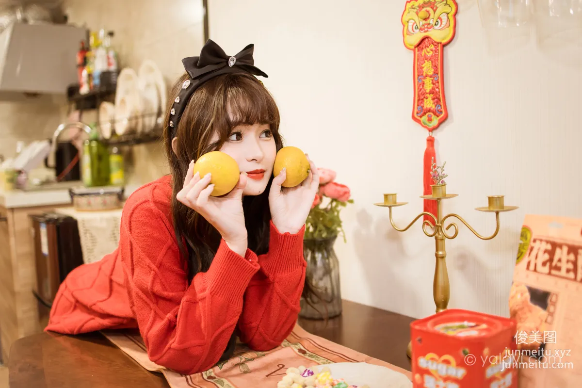 [YALAYI雅拉伊] 2023.01.19 NO.1000 穿上你送的紅毛衣 小亭 11
