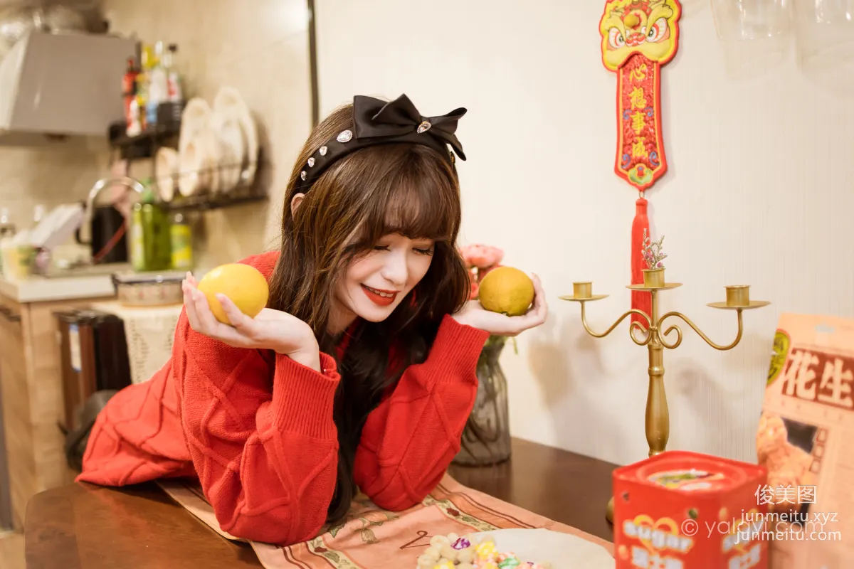 [YALAYI雅拉伊] 2023.01.19 NO.1000 穿上你送的紅毛衣 小亭 12