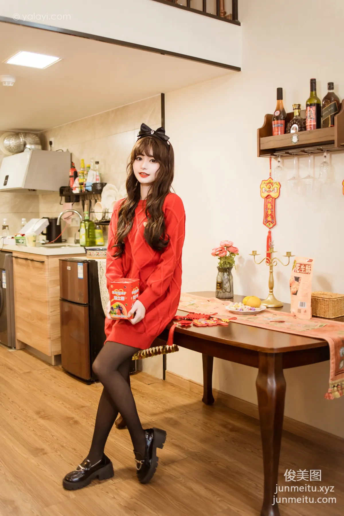[YALAYI雅拉伊] 2023.01.19 NO.1000 穿上你送的紅毛衣 小亭 18