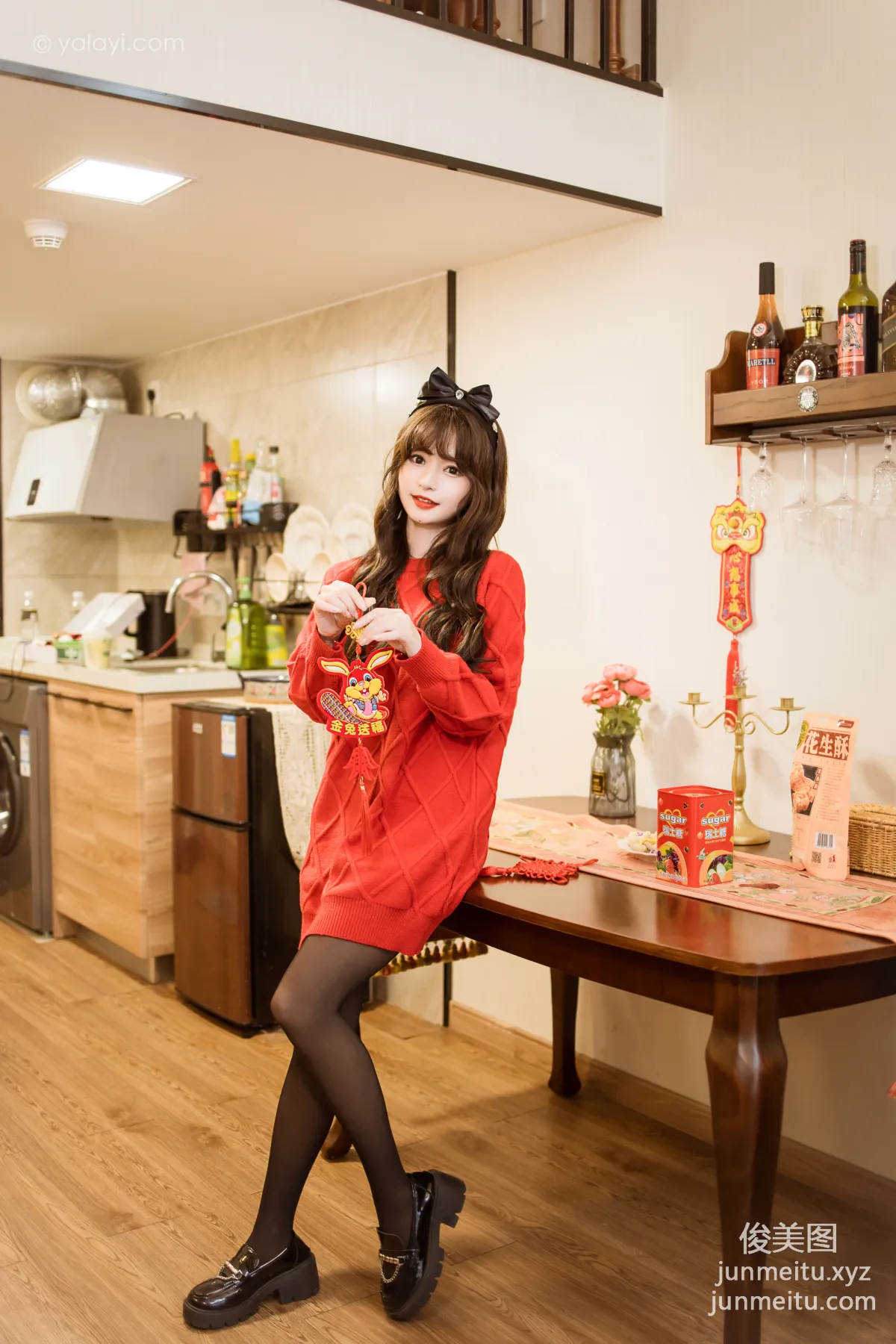 [YALAYI雅拉伊] 2023.01.19 NO.1000 穿上你送的紅毛衣 小亭 19