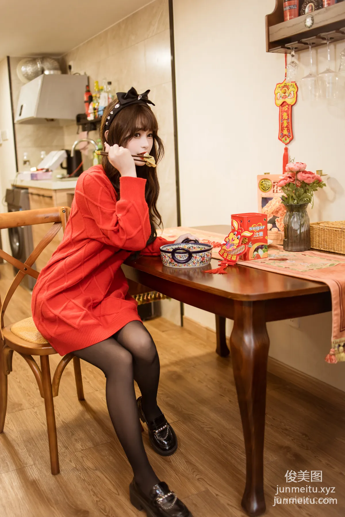 [YALAYI雅拉伊] 2023.01.19 NO.1000 穿上你送的紅毛衣 小亭 23