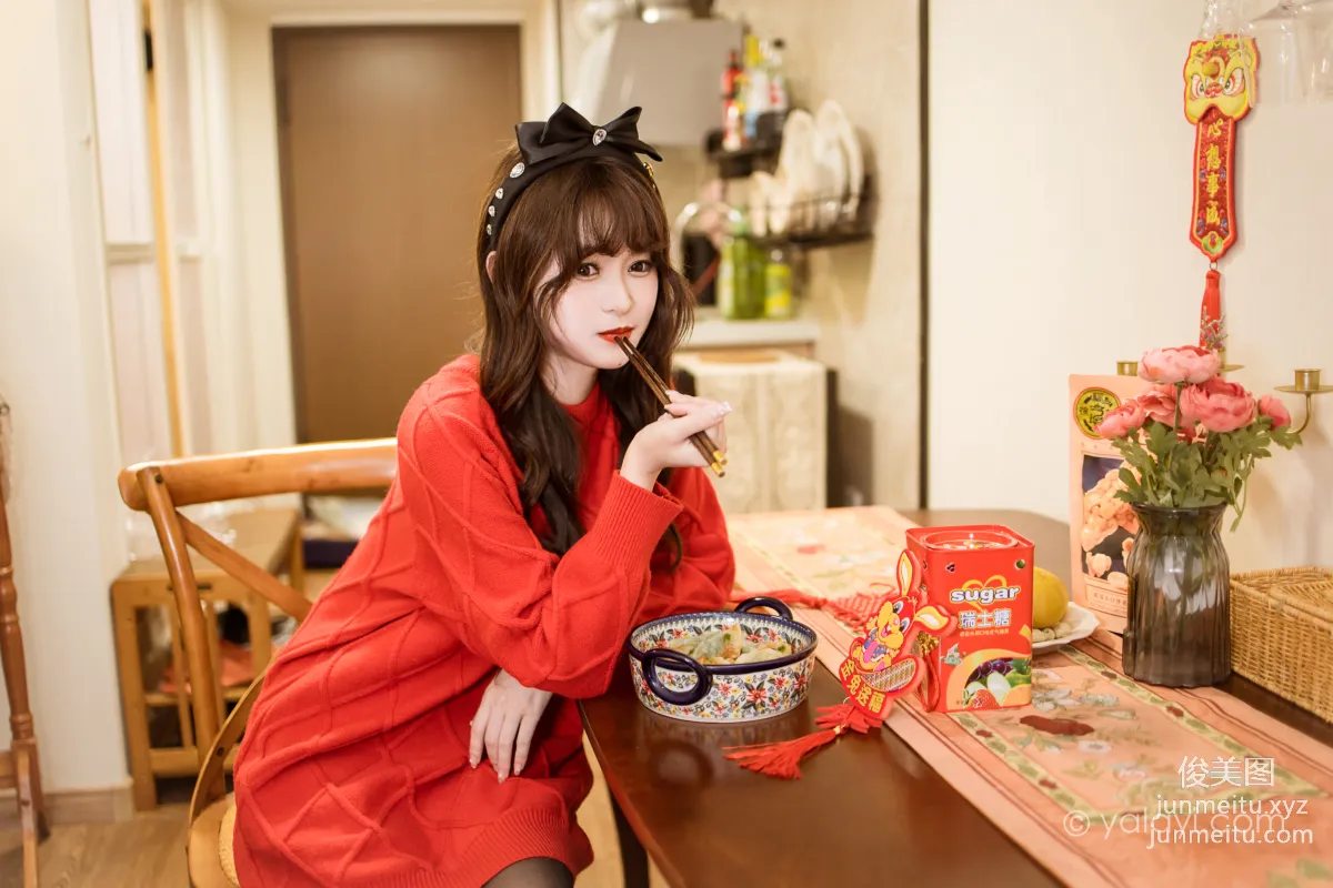[YALAYI雅拉伊] 2023.01.19 NO.1000 穿上你送的紅毛衣 小亭 27