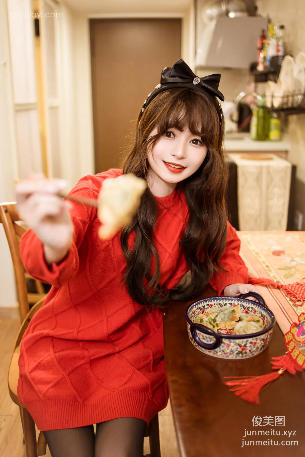 [YALAYI雅拉伊] 2023.01.19 NO.1000 穿上你送的紅毛衣 小亭 30