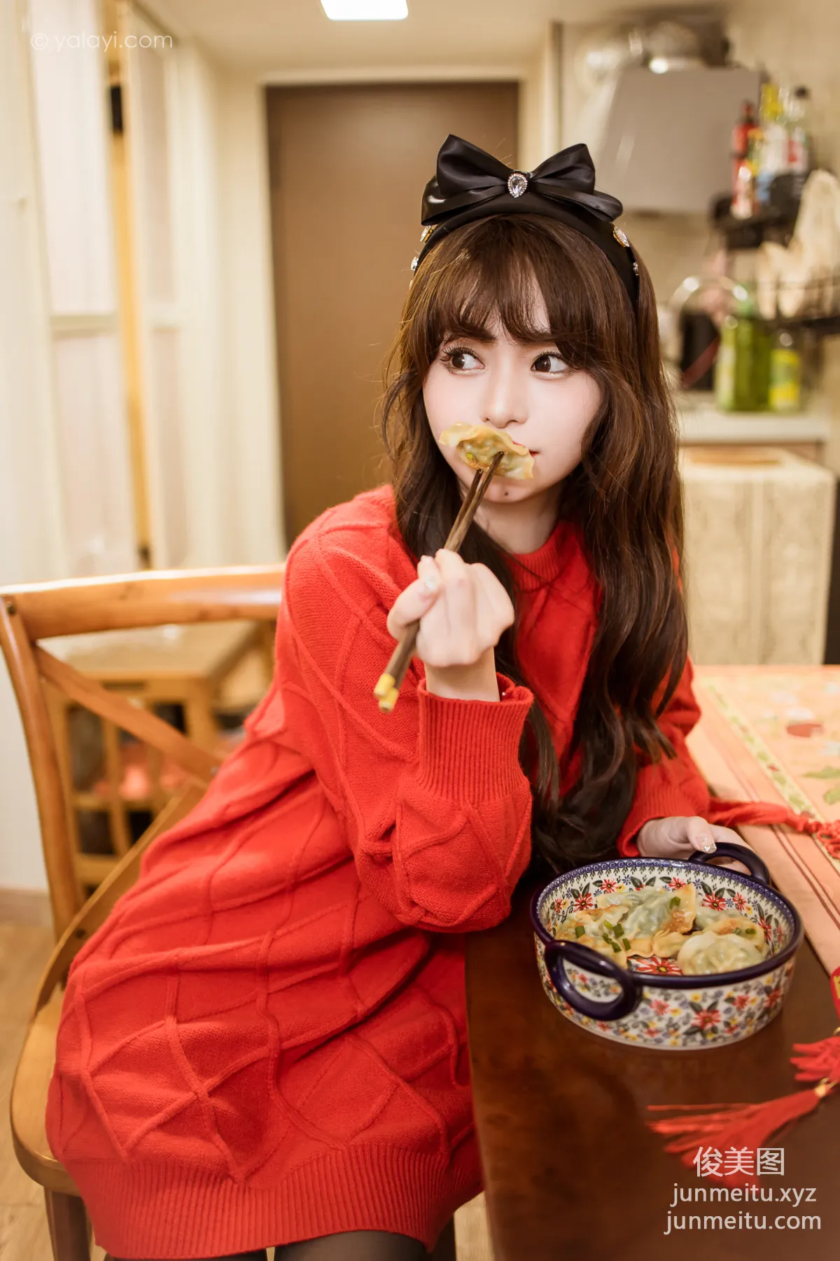 [YALAYI雅拉伊] 2023.01.19 NO.1000 穿上你送的紅毛衣 小亭 31