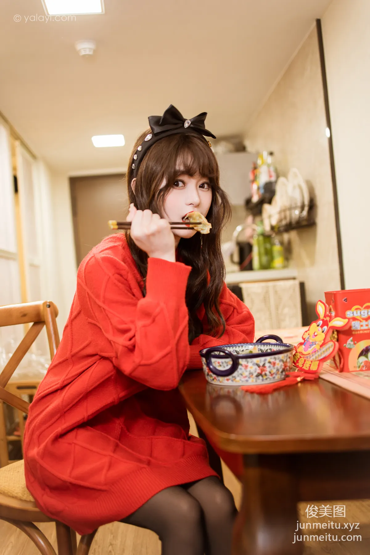 [YALAYI雅拉伊] 2023.01.19 NO.1000 穿上你送的紅毛衣 小亭 32