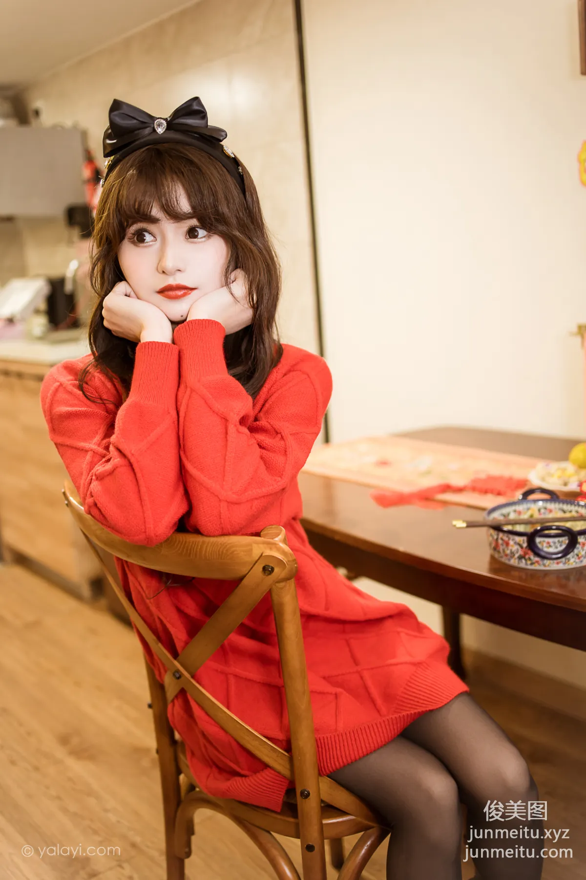 [YALAYI雅拉伊] 2023.01.19 NO.1000 穿上你送的紅毛衣 小亭 36