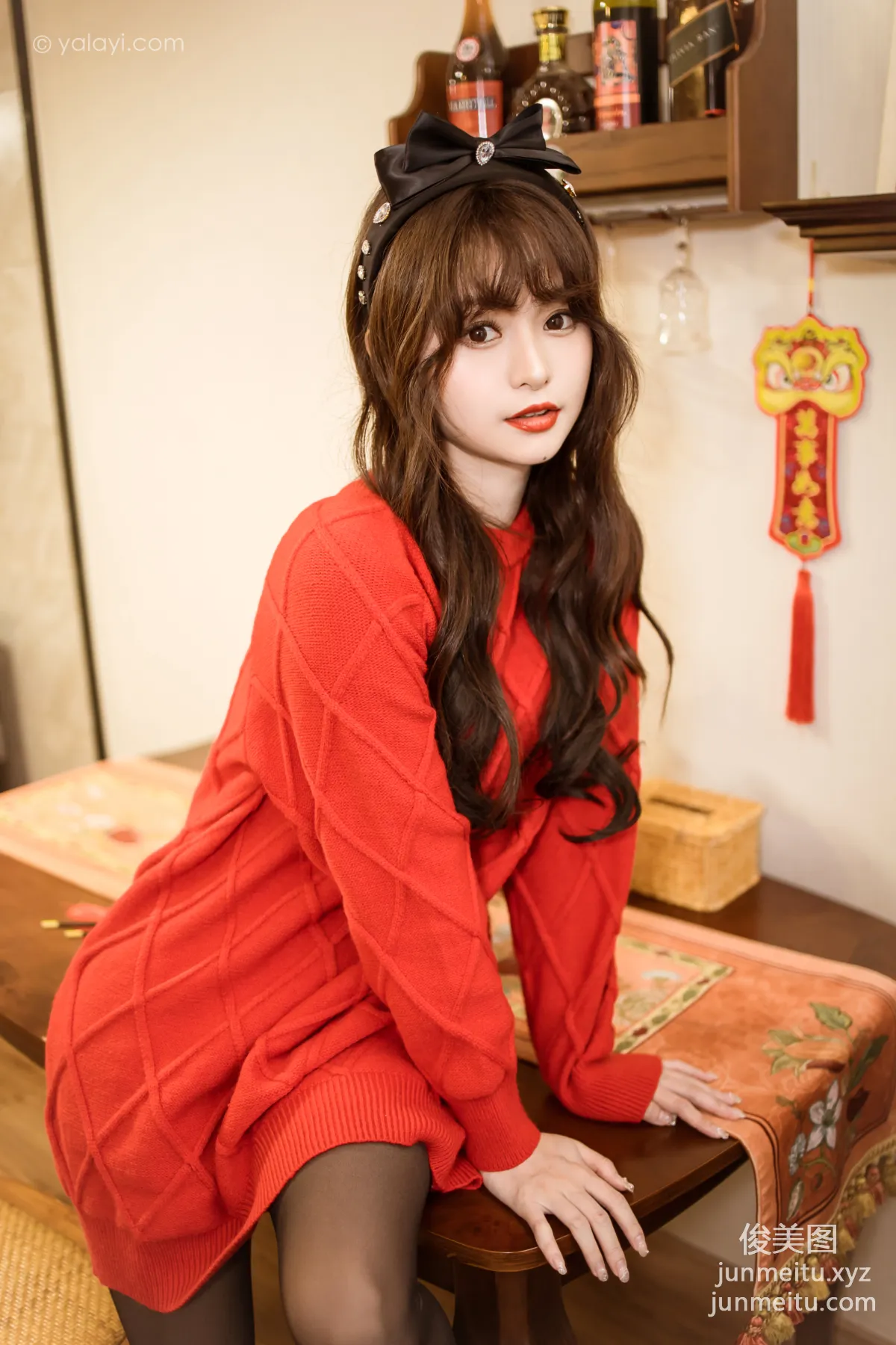 [YALAYI雅拉伊] 2023.01.19 NO.1000 穿上你送的紅毛衣 小亭 45