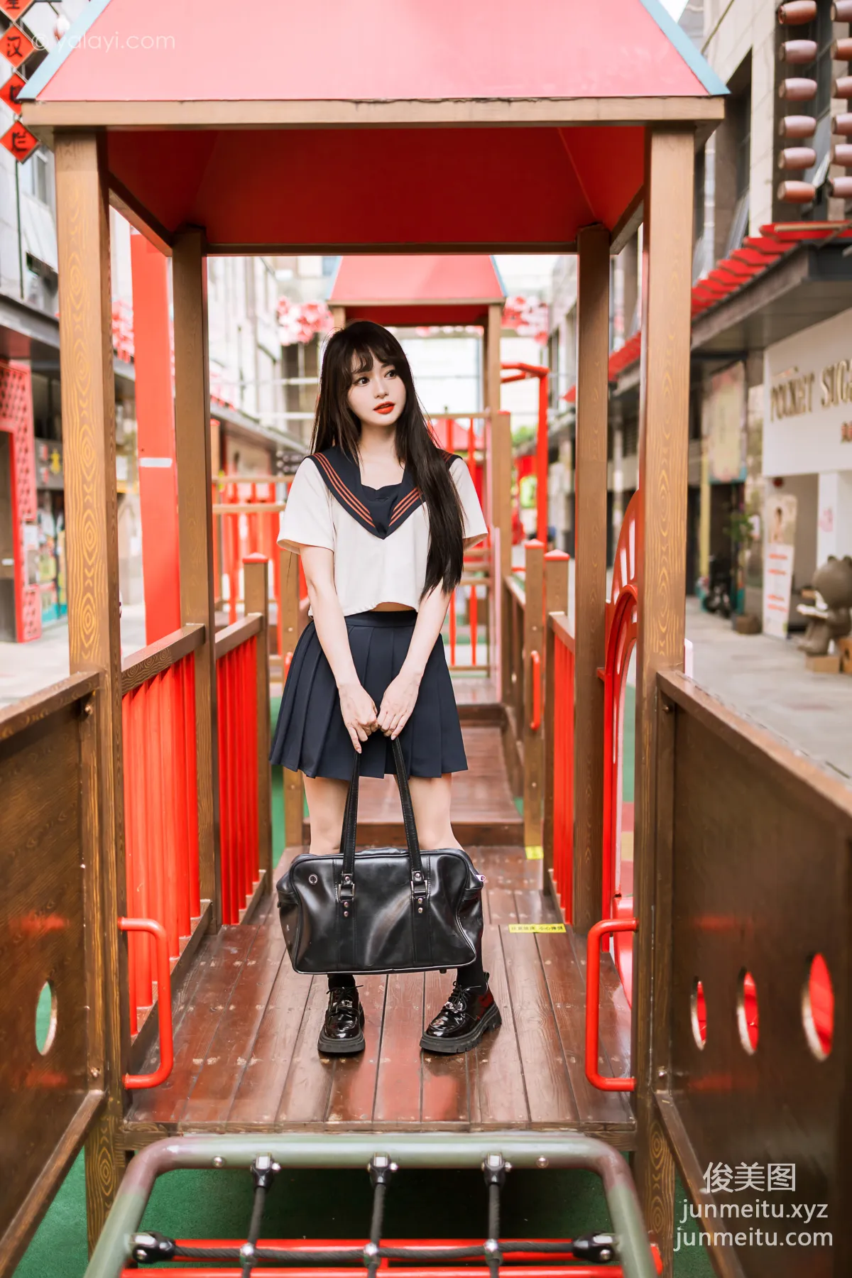 [YALAYI雅拉伊] 2023.06.19 NO.1041 jk制服 小亭 28