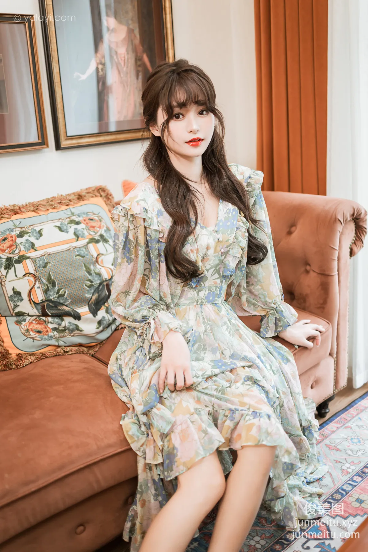 [YALAYI雅拉伊]2023.03.20 NO.1016 碎花裙少女 小亭 9