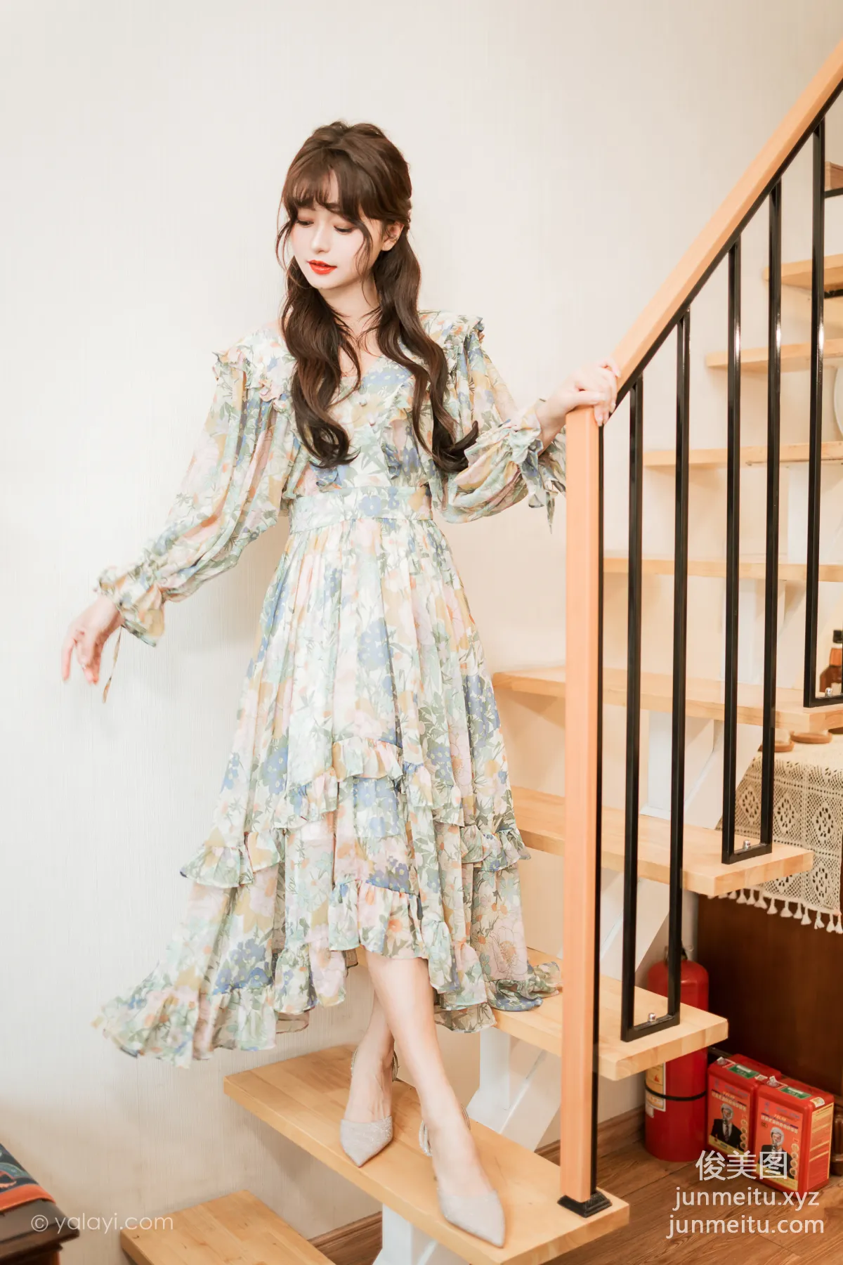 [YALAYI雅拉伊]2023.03.20 NO.1016 碎花裙少女 小亭 12