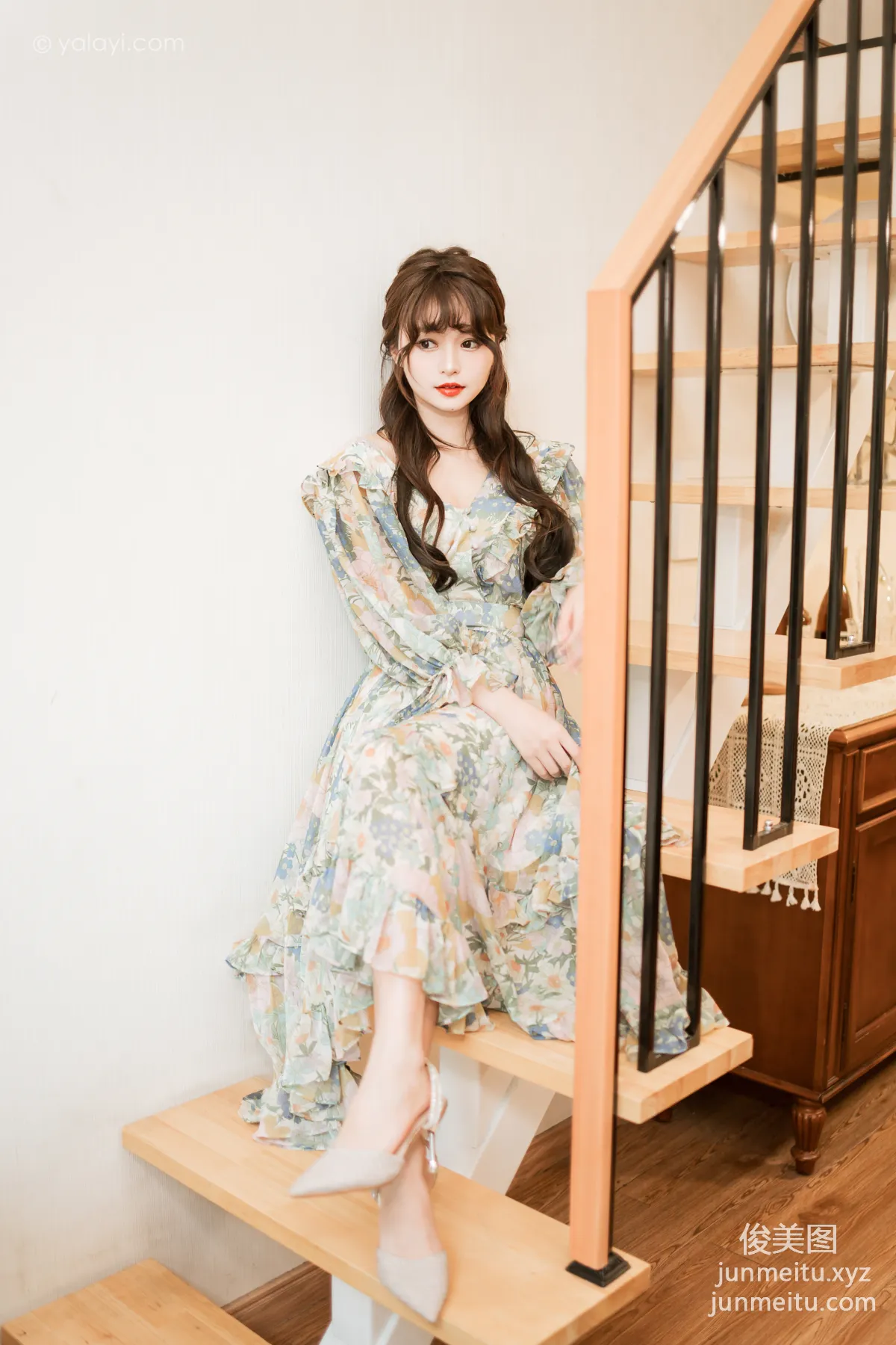 [YALAYI雅拉伊]2023.03.20 NO.1016 碎花裙少女 小亭 15