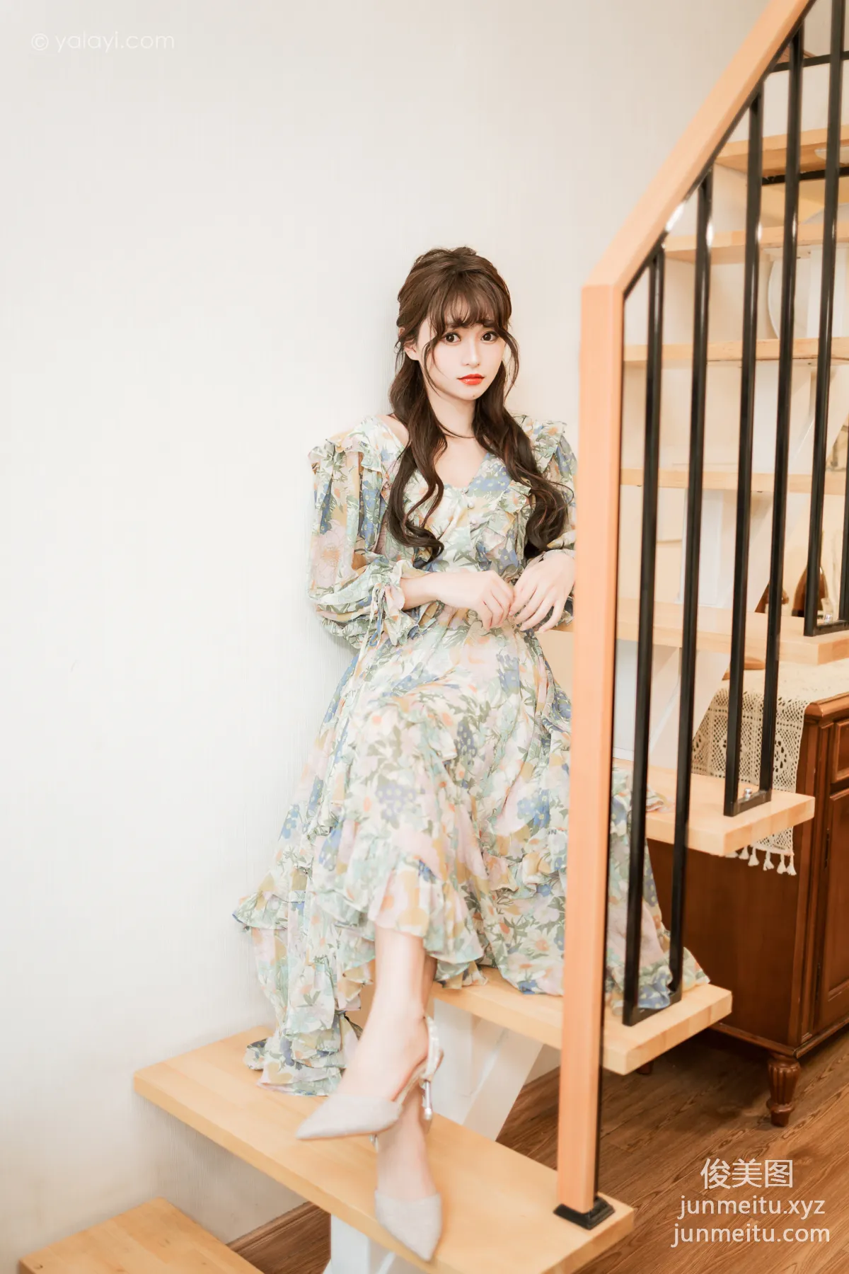 [YALAYI雅拉伊]2023.03.20 NO.1016 碎花裙少女 小亭 16