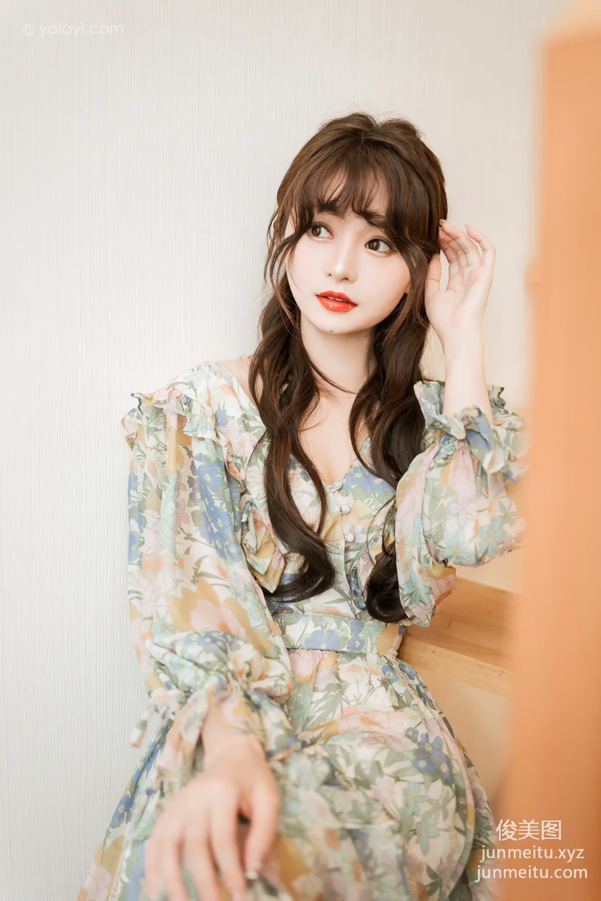 [YALAYI雅拉伊]2023.03.20 NO.1016 碎花裙少女 小亭 19