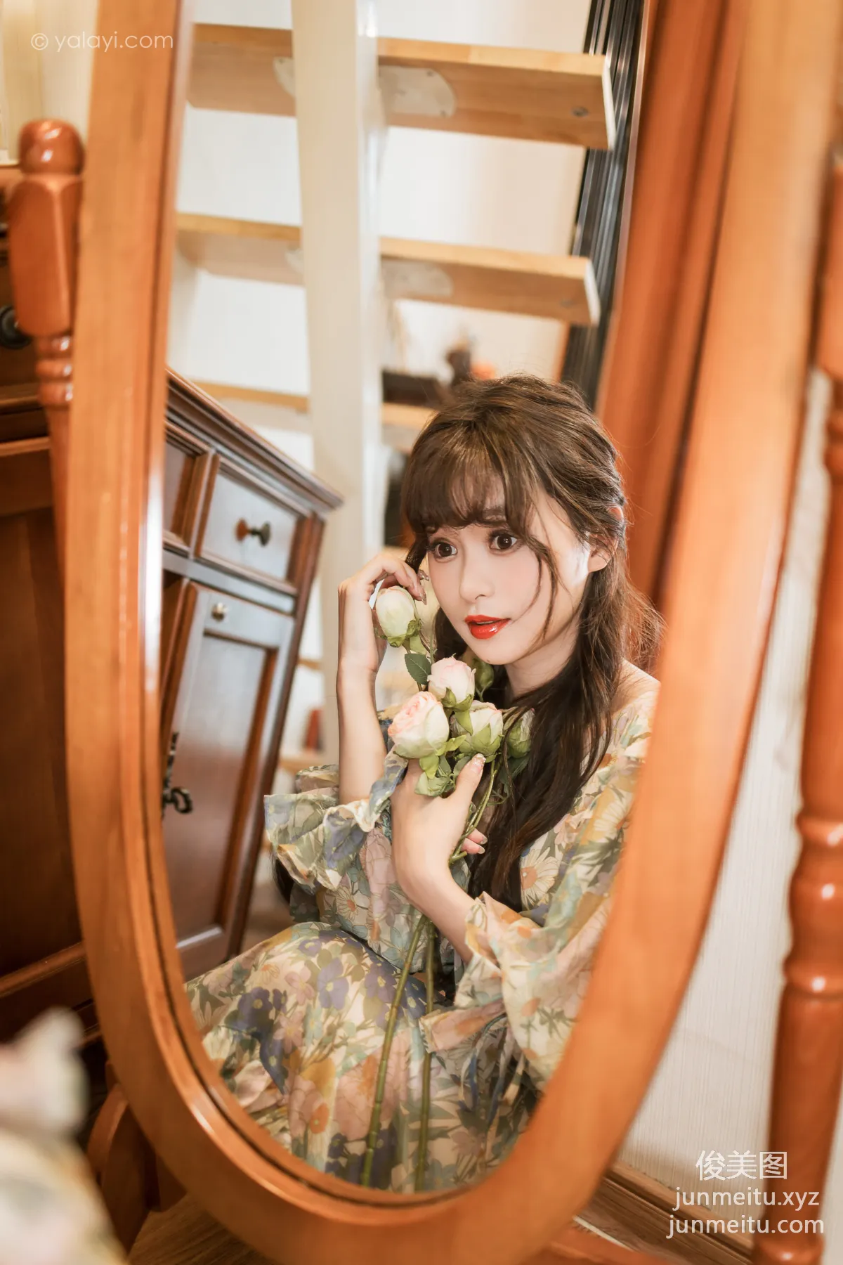 [YALAYI雅拉伊]2023.03.20 NO.1016 碎花裙少女 小亭 39