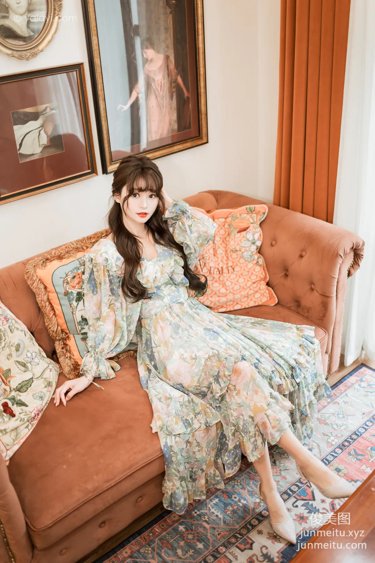 [YALAYI雅拉伊]2023.03.20 NO.1016 碎花裙少女 小亭 41