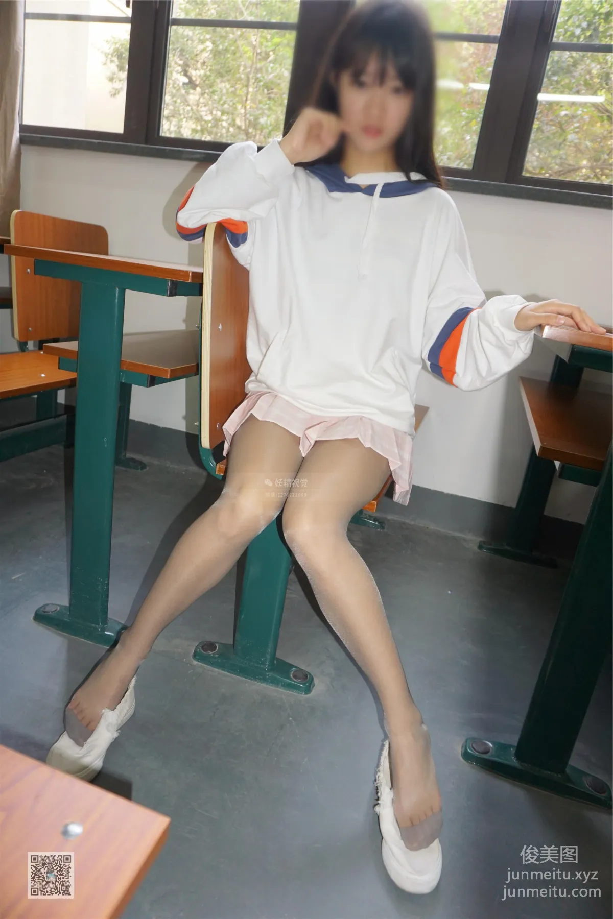 妖精視覺 NO.018 妮妮 我是你的同桌 [75P] 44