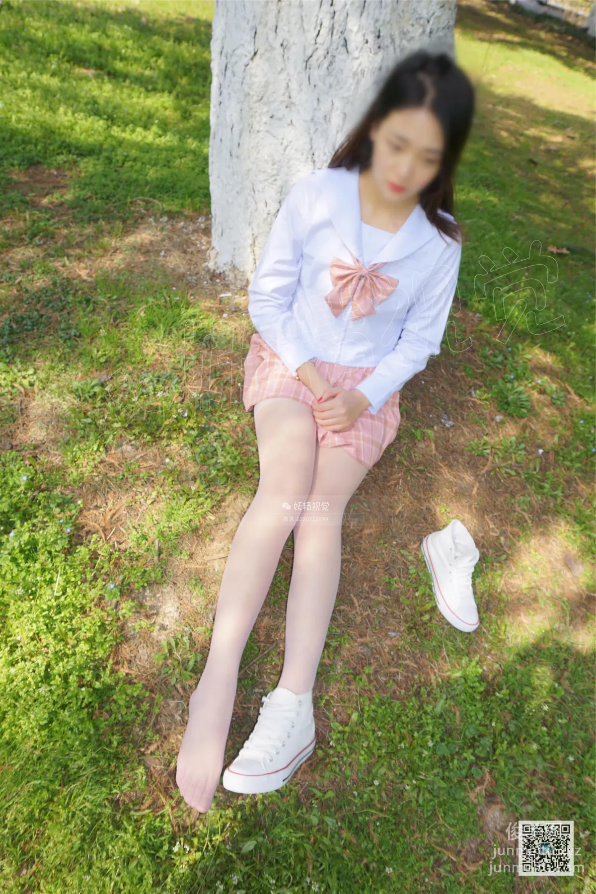 妖精視覺 NO.033 蘇蘇 日系制服&超薄粉絲 [66P] 6