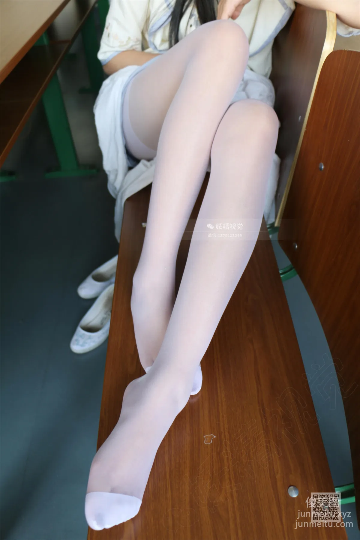 妖精視覺 NO.041 甜甜 純淨白絲 [66P] 15