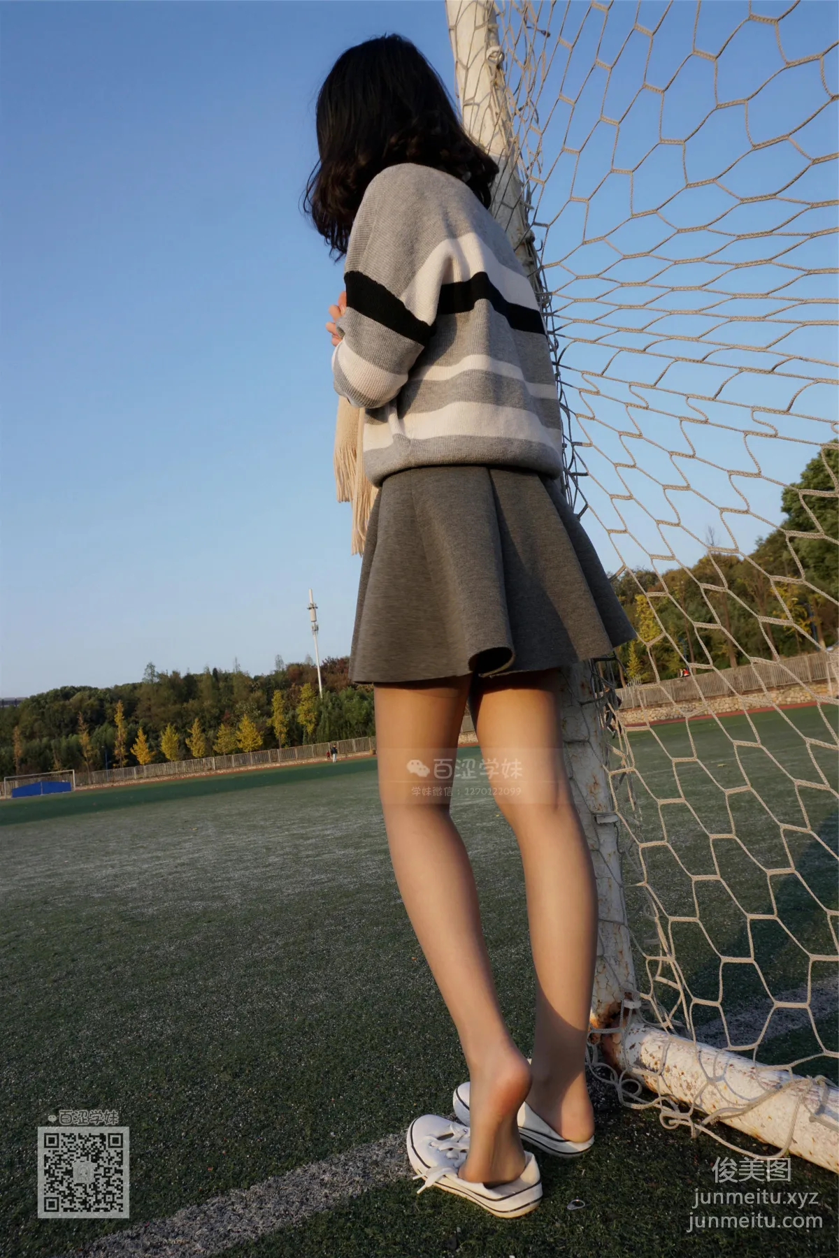 妖精視覺 NO.071 糖糖 綠茵場的灰絲 [61P] 3