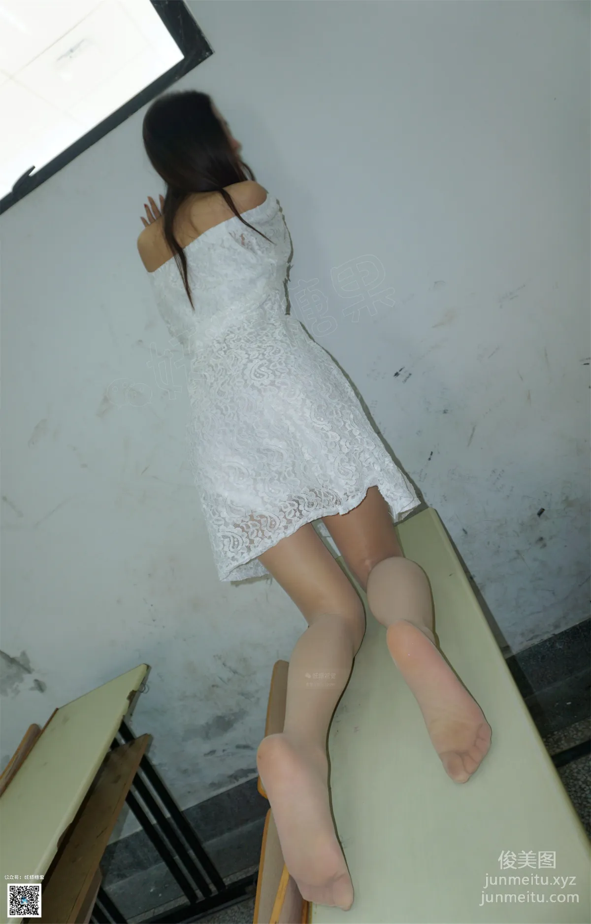 妖精視覺 NO.123 小茶 _ 一襲白裙輕紗蔓 [68P] 67