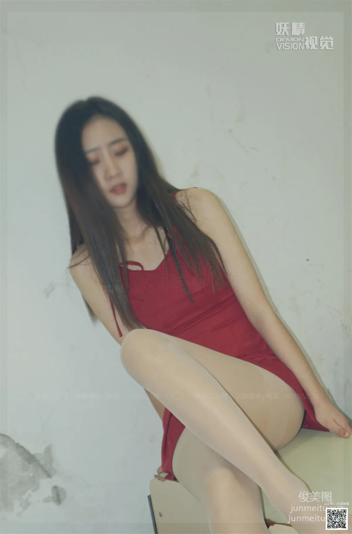 妖精視覺 NO.180 小茶 _ 伊人舞紅妝 [55P] 23