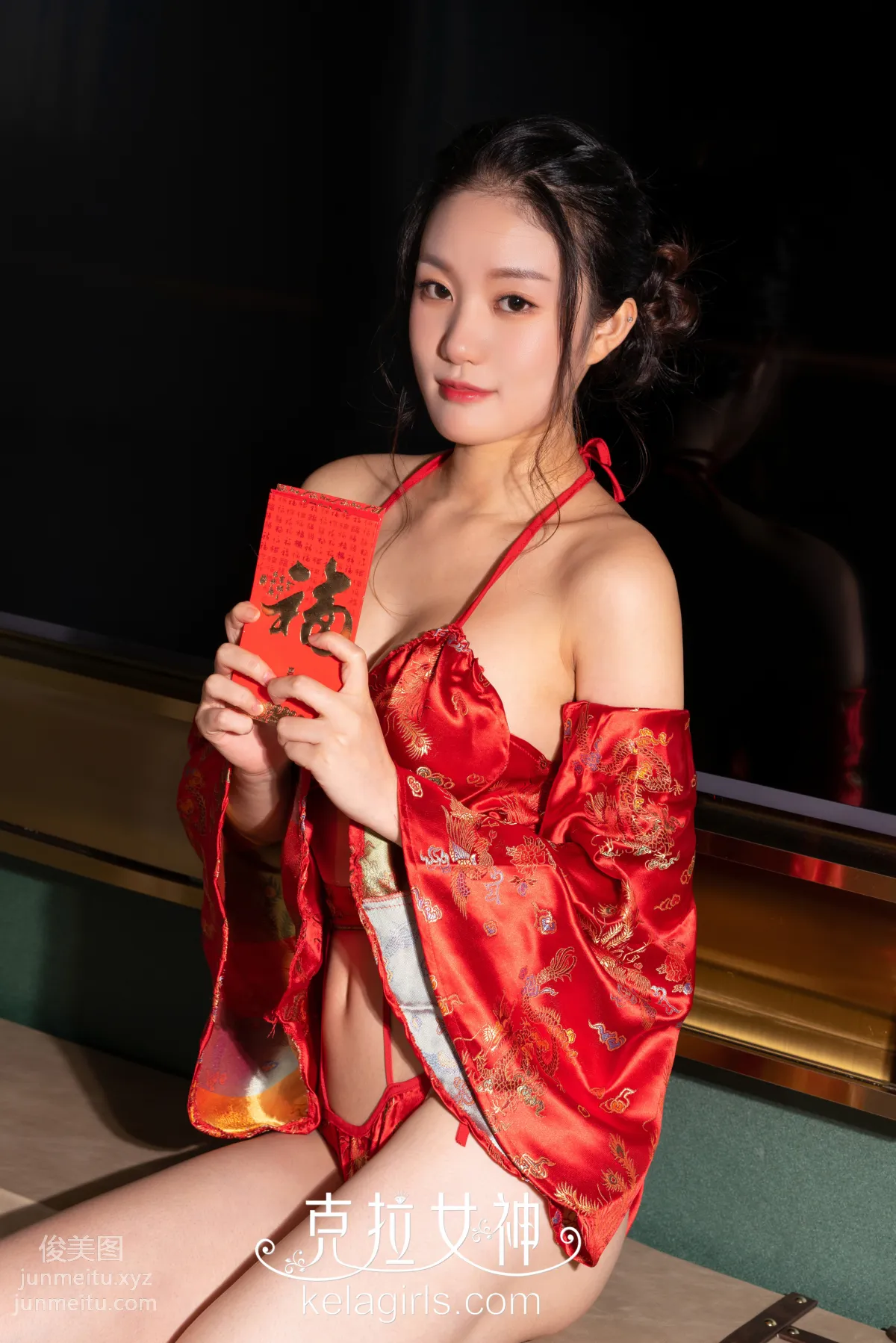 [KeLaGirls克拉女神] 2019.02.05《鋪紅疊翠》宋黛 26