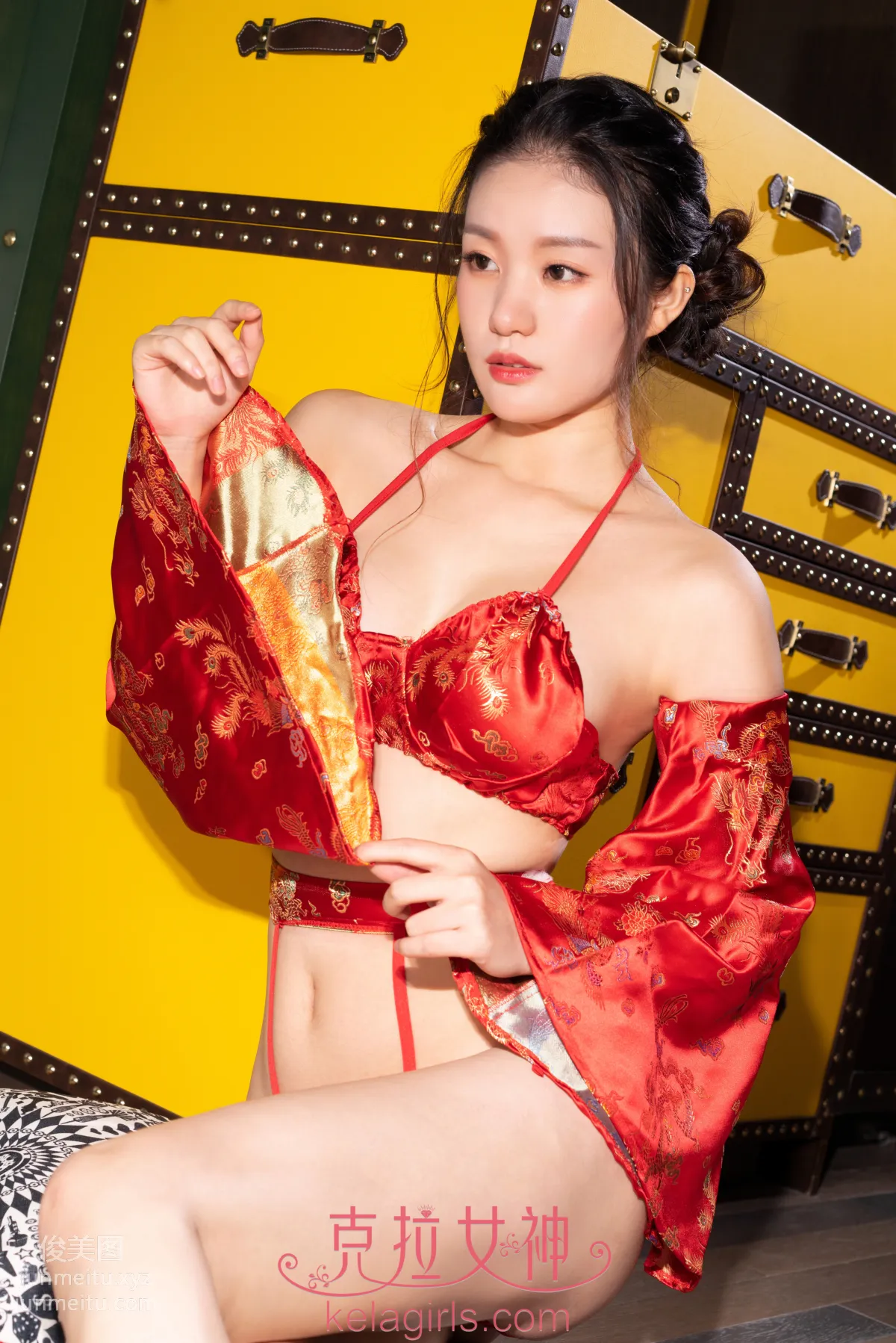 [KeLaGirls克拉女神] 2019.02.05《鋪紅疊翠》宋黛 12