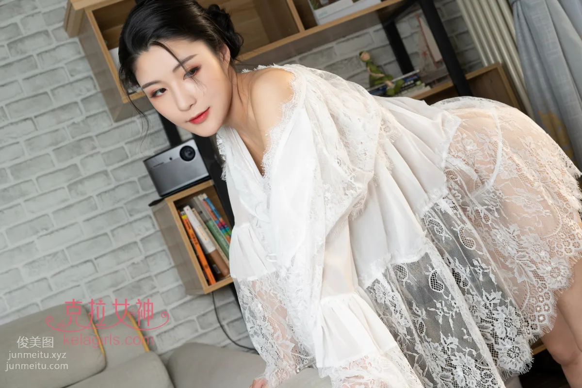 [KeLaGirls克拉女神] 2019.04.24《玉峰挺拔》雅楠 21