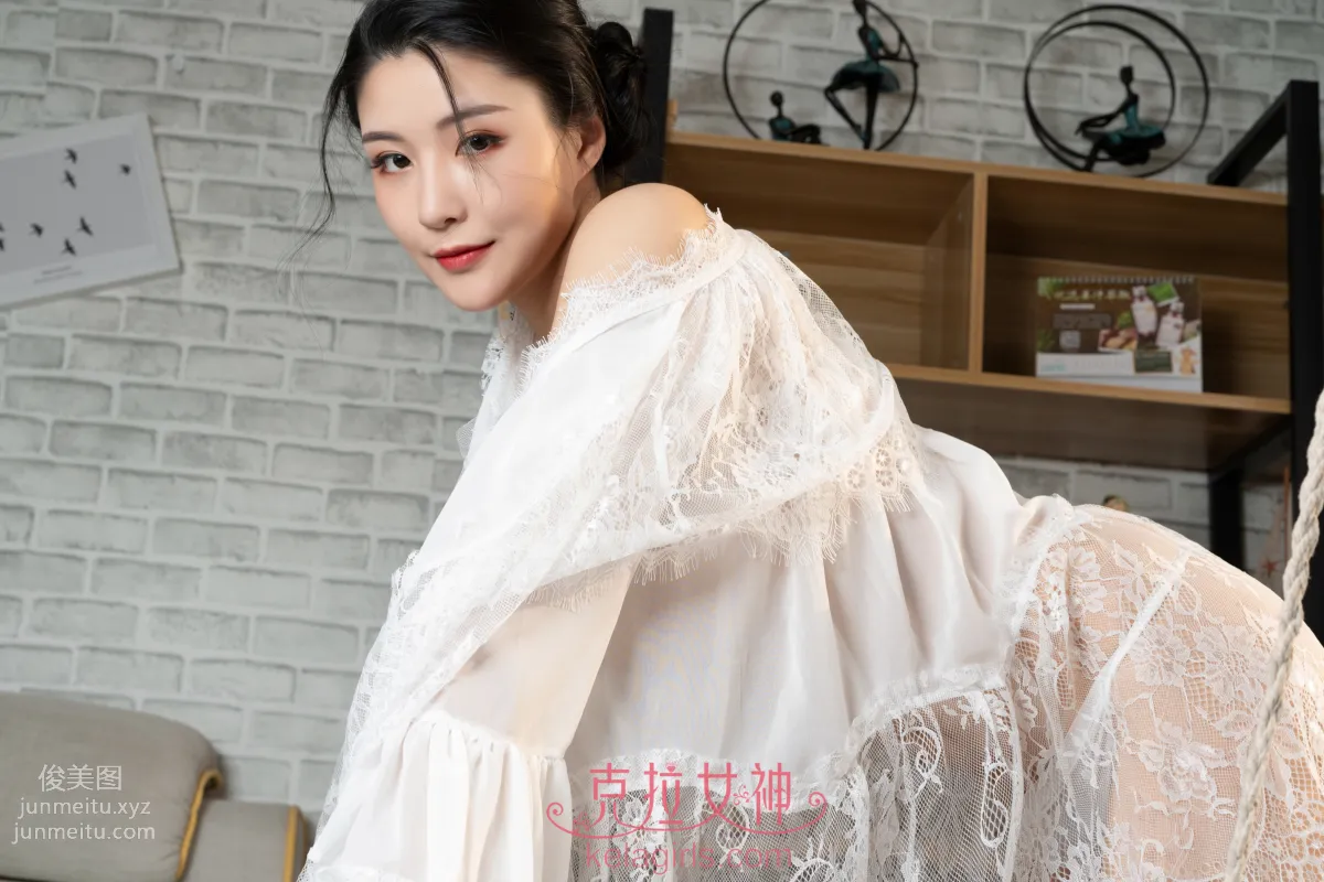 [KeLaGirls克拉女神] 2019.04.24《玉峰挺拔》雅楠 24