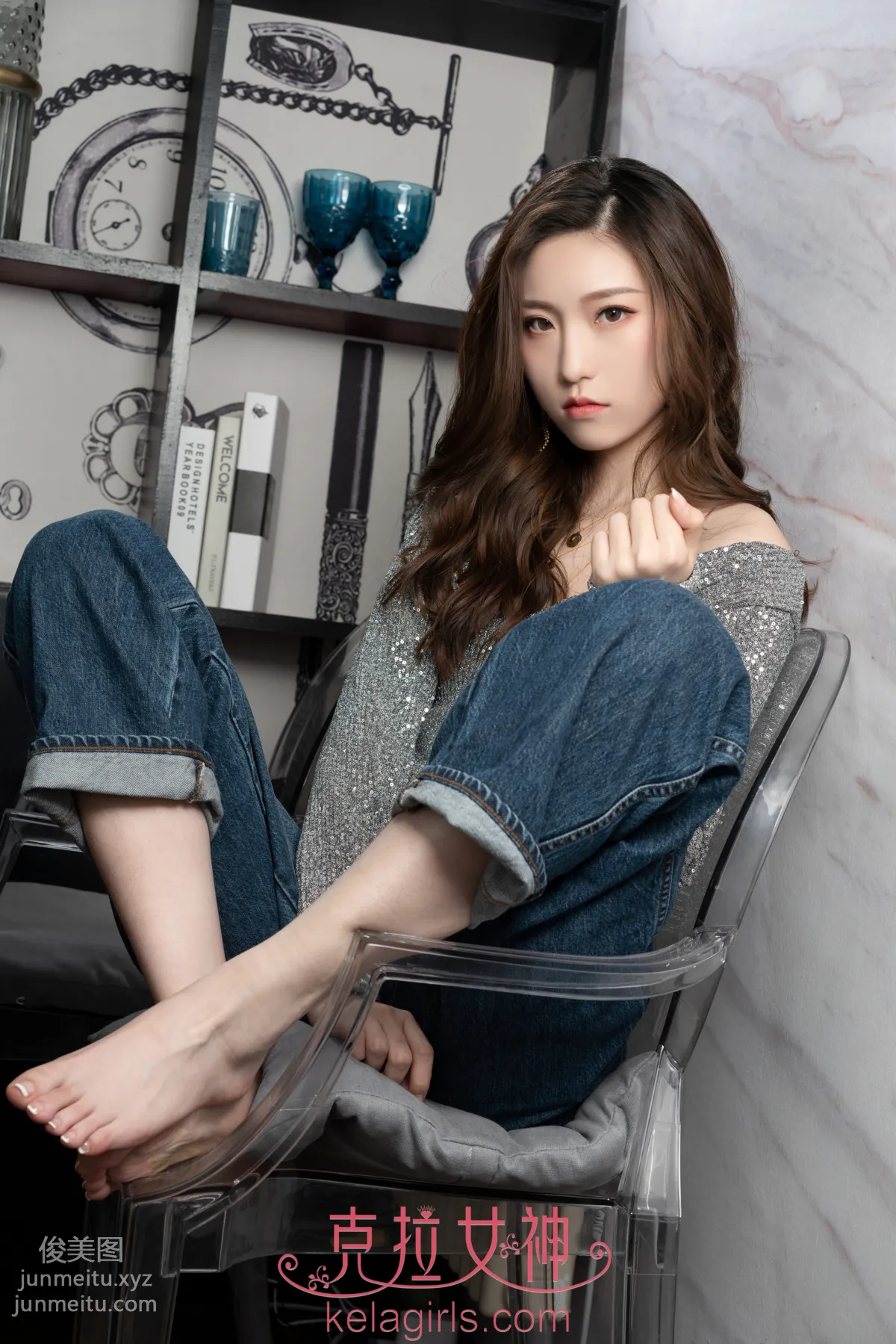 [KeLaGirls克拉女神] 2019.07.05《香足嫩趾》芊芊 3