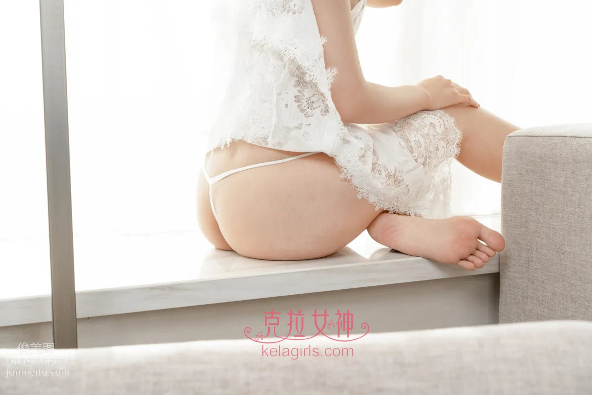 [KeLaGirls克拉女神] 2019.08.14《白蕾絲翹臀》安諾 16