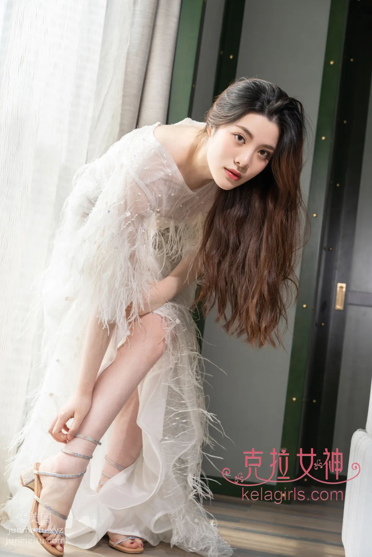 [KeLaGirls克拉女神] 2019.09.10《赤腳浣白紗》百琳 2