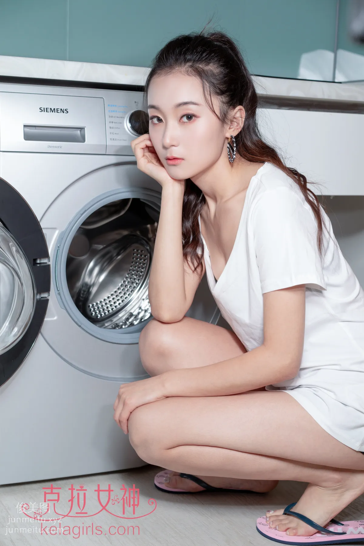 [KeLaGirls克拉女神] 2019.10.02《脫絲洗襪》趙敏 20