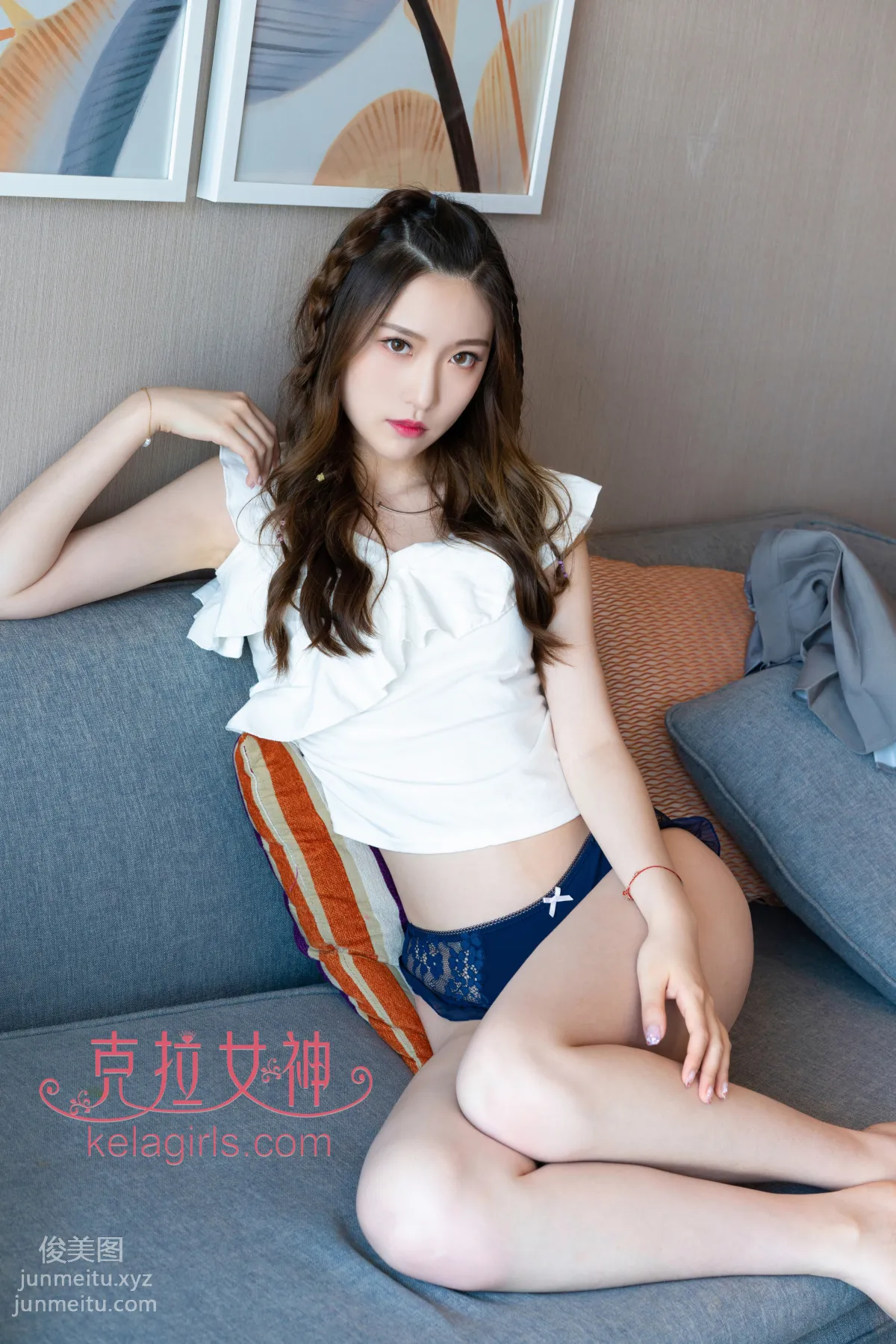 [KeLaGirls克拉女神] 2019.10.04《玉腿橫陳》芊芊 28
