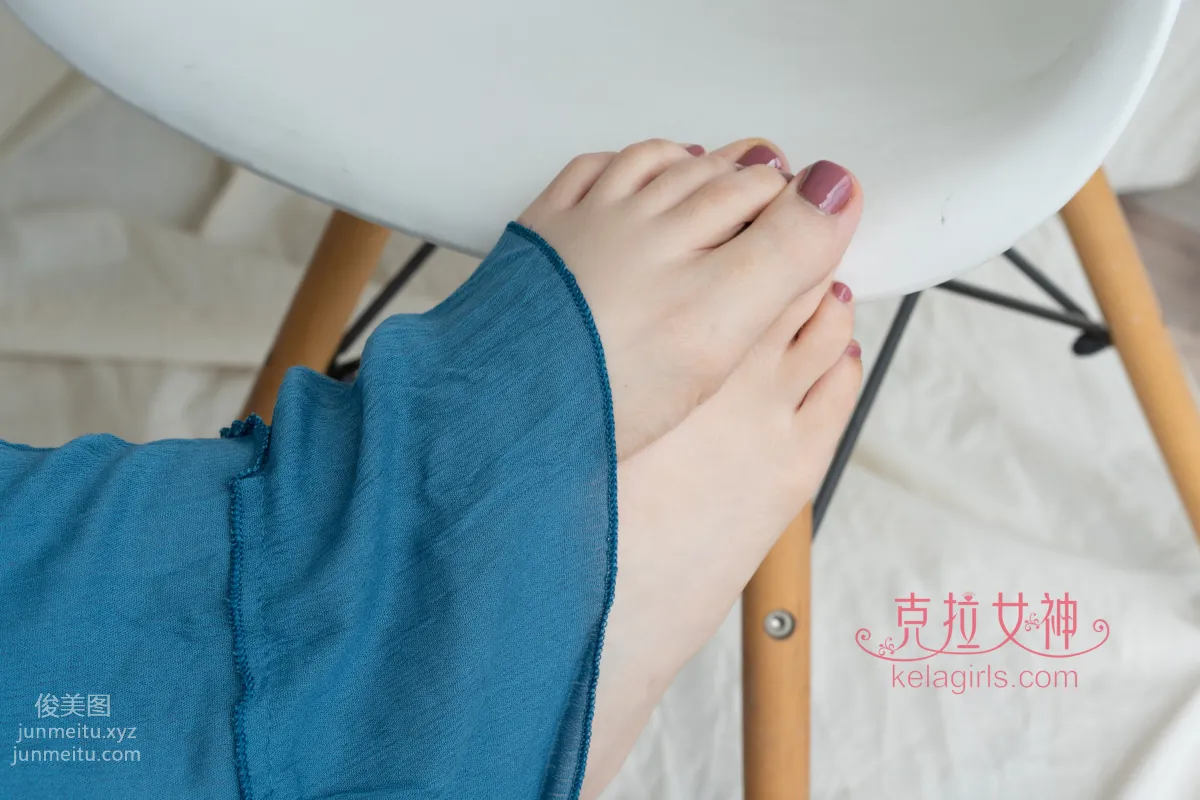 [KeLaGirls克拉女神] 2019.10.30《玉足添香》百琳 41