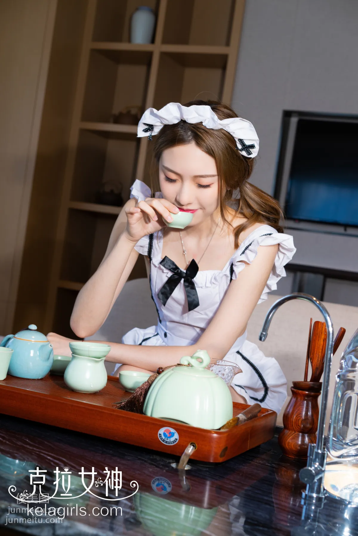 [KeLaGirls克拉女神] 2020.03.06《女仆の功夫茶》芊芊 6