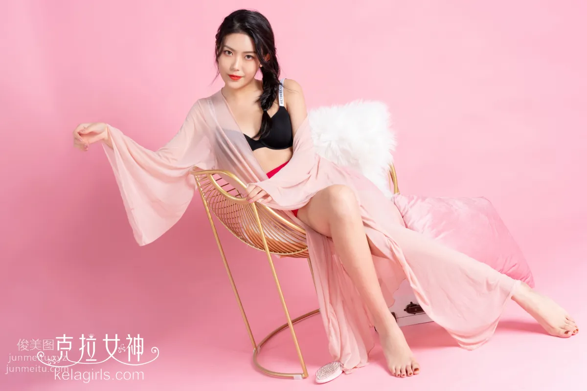 [KelaGirls克拉女神] 2020.08.31《粉紅之魅》鐘淇 28