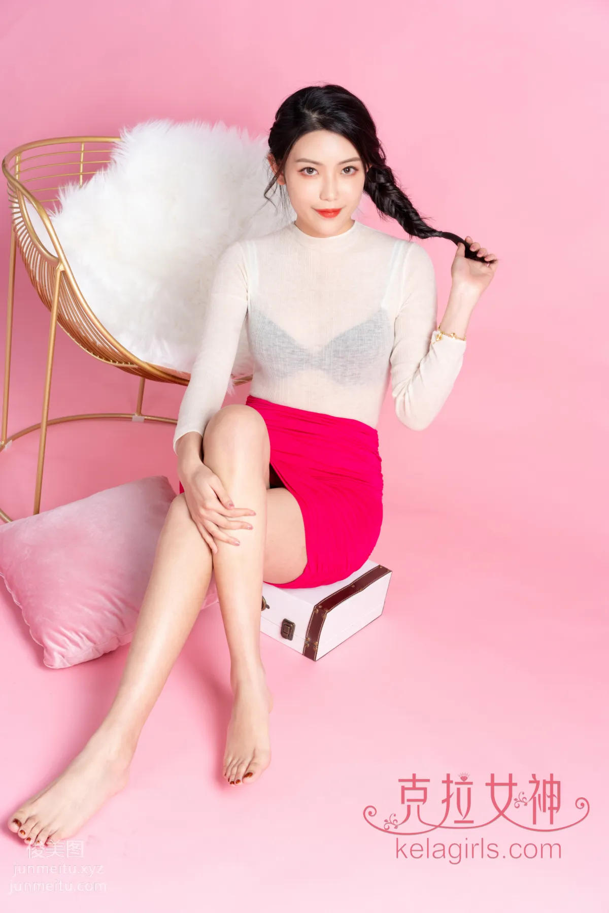 [KelaGirls克拉女神] 2020.08.31《粉紅之魅》鐘淇 15