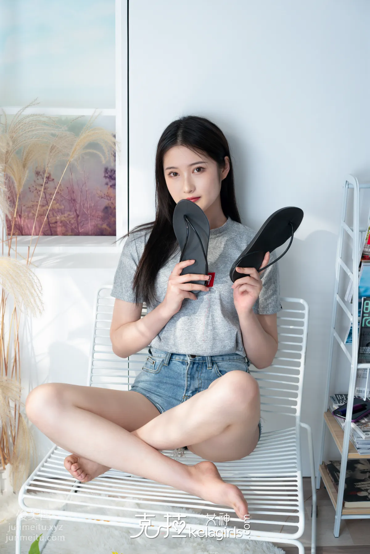 [Kelagirls克拉女神]2021.05.19《萌妹人字拖》嘉萌[23P] 2