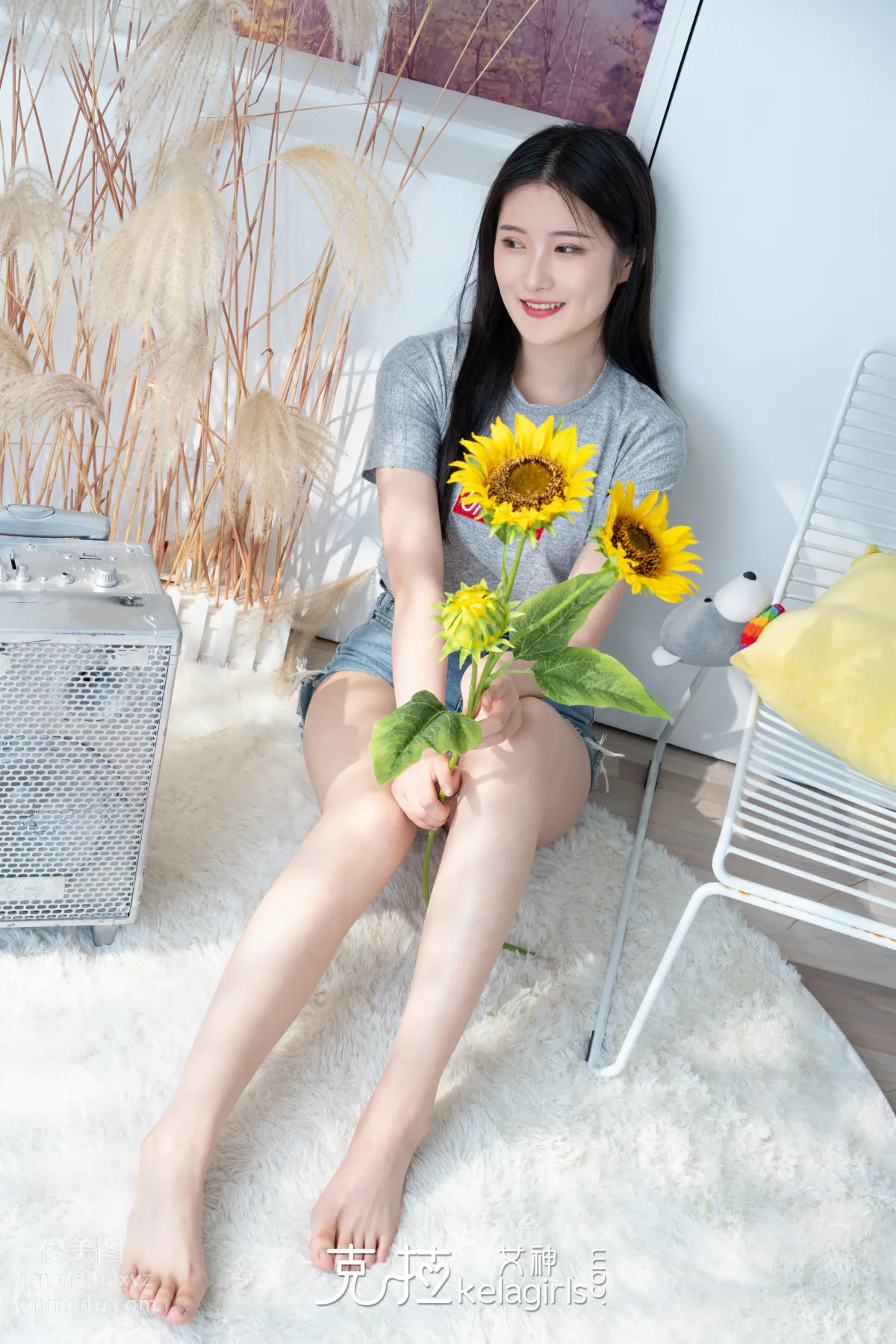 [Kelagirls克拉女神]2021.05.19《萌妹人字拖》嘉萌[23P] 7