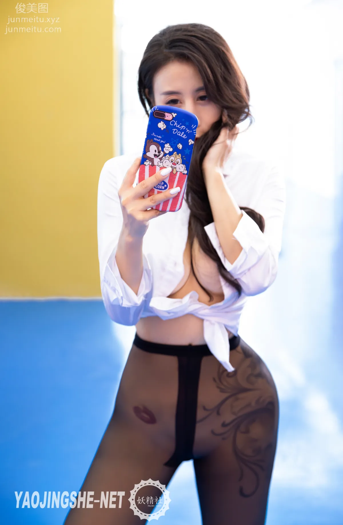 [FAIRY CLUB妖精社] 2019.09.20 V1903《自拍》紫嫣-極品無内絲V系列 27