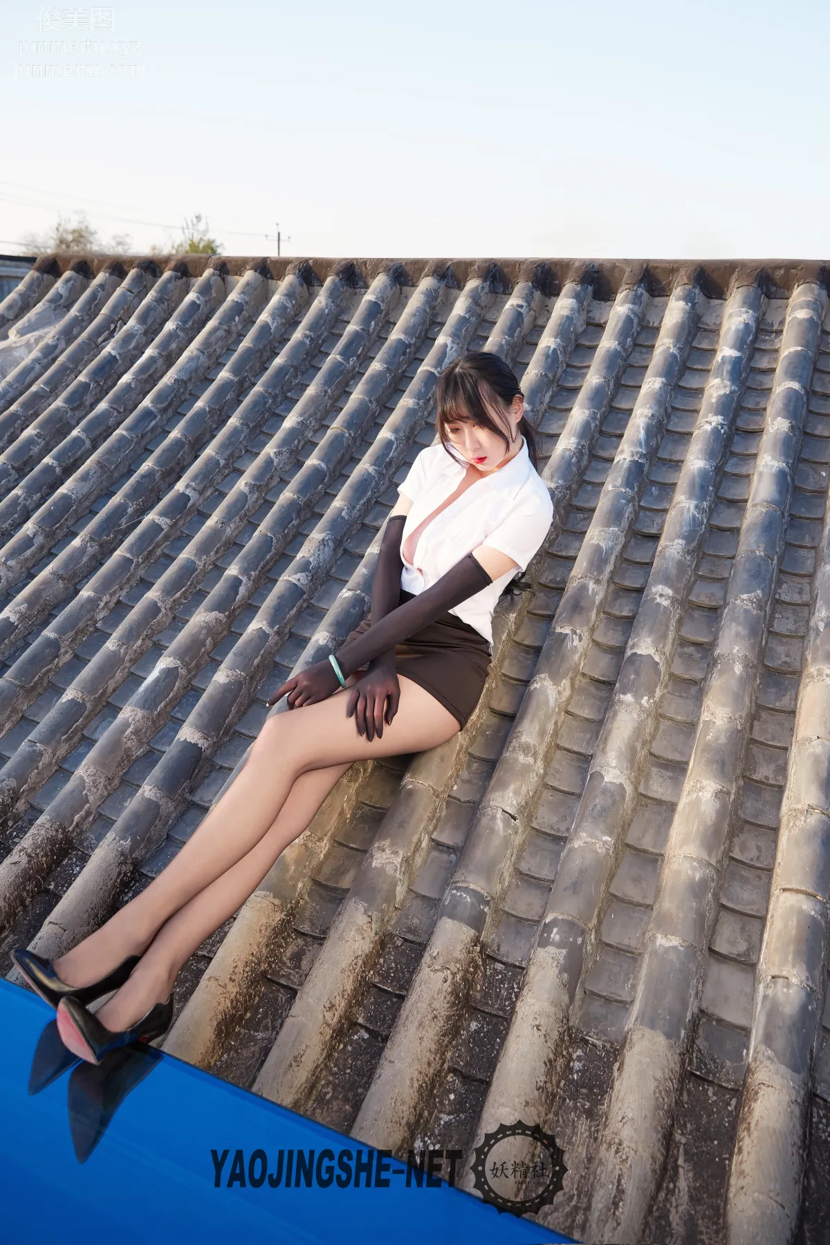 [FAIRY CLUB妖精社] 2019.10.07 V1905《禁锢在屋檐下》焦藝-極品無内絲V系列 48