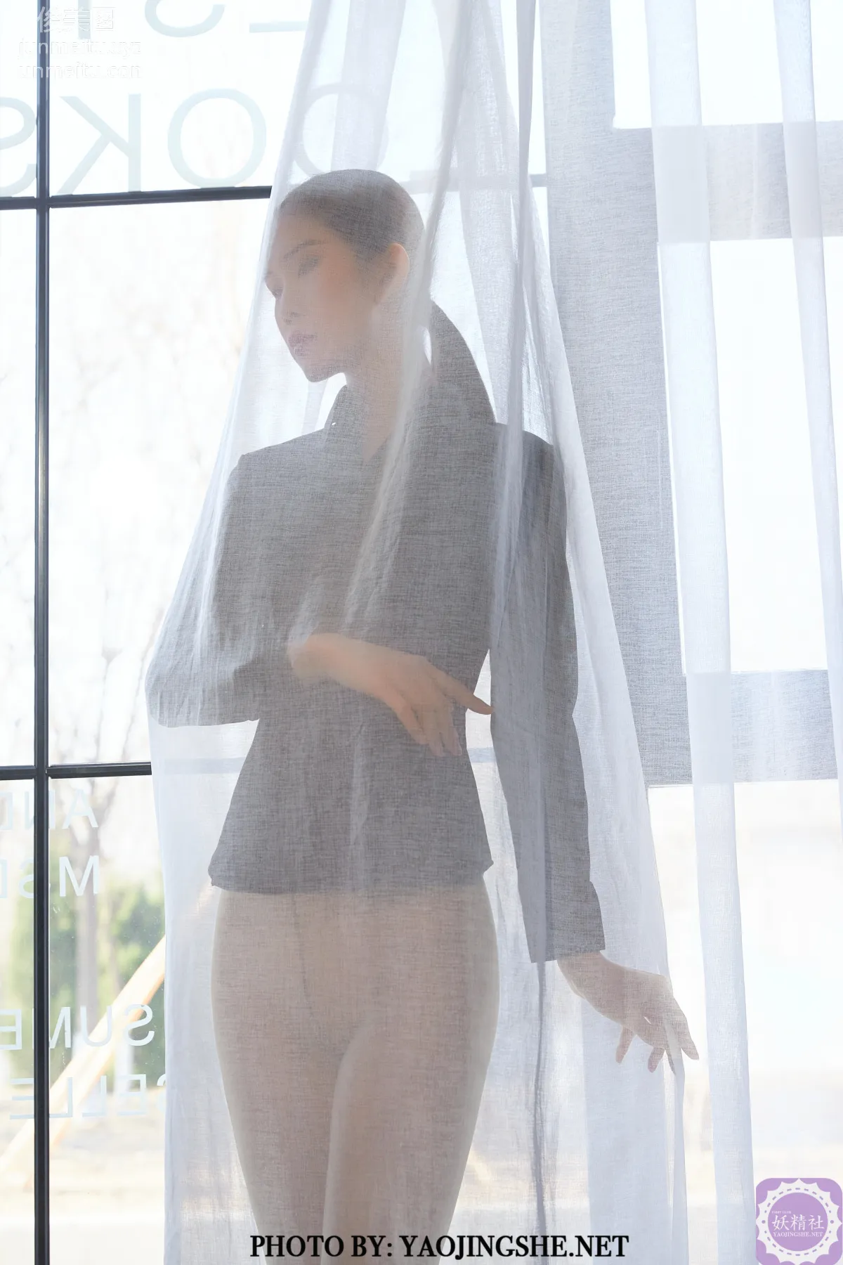 [FAIRY CLUB妖精社]2021.05.06 V2017《大雯子-窗前美絲》-極品無内絲V系列 4