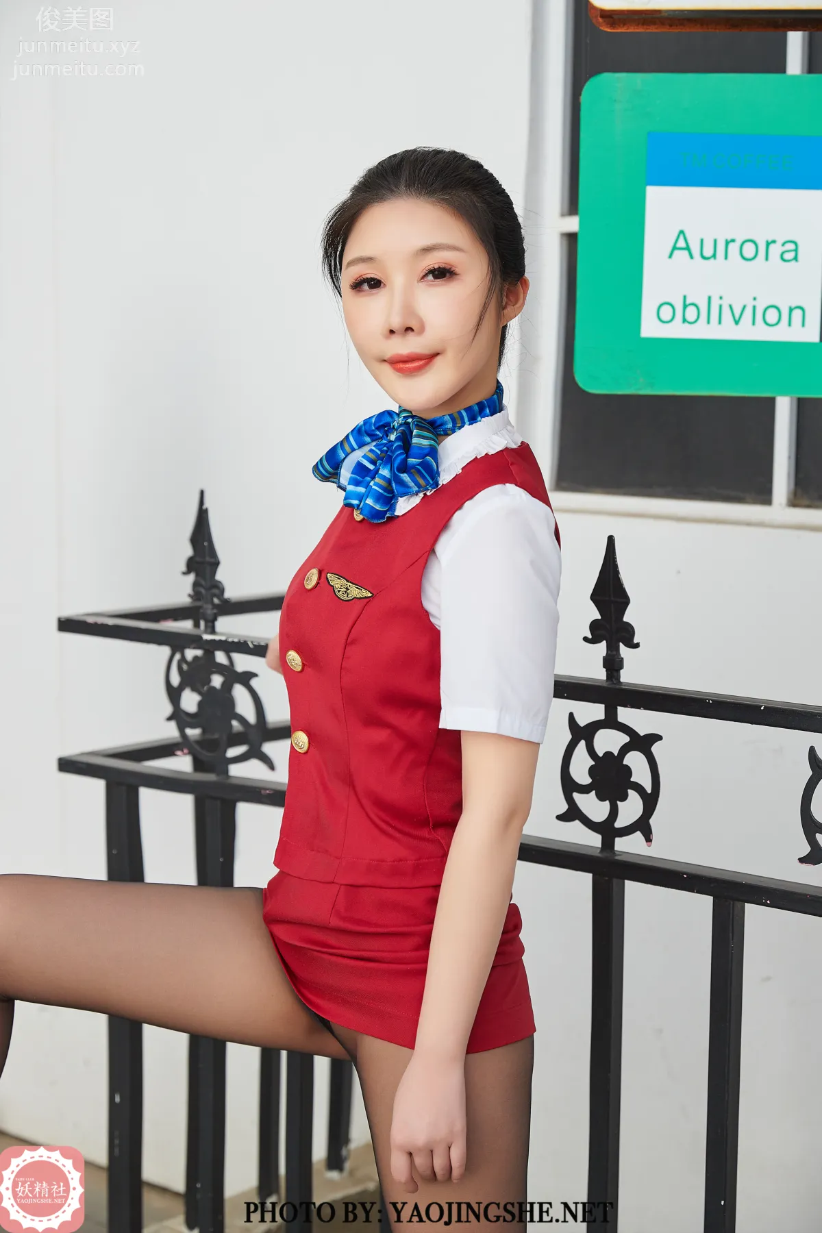 [FAIRY CLUB妖精社] 2020.06.26 T2017《空姐》美琪老師傅-極品無内絲T系列 9