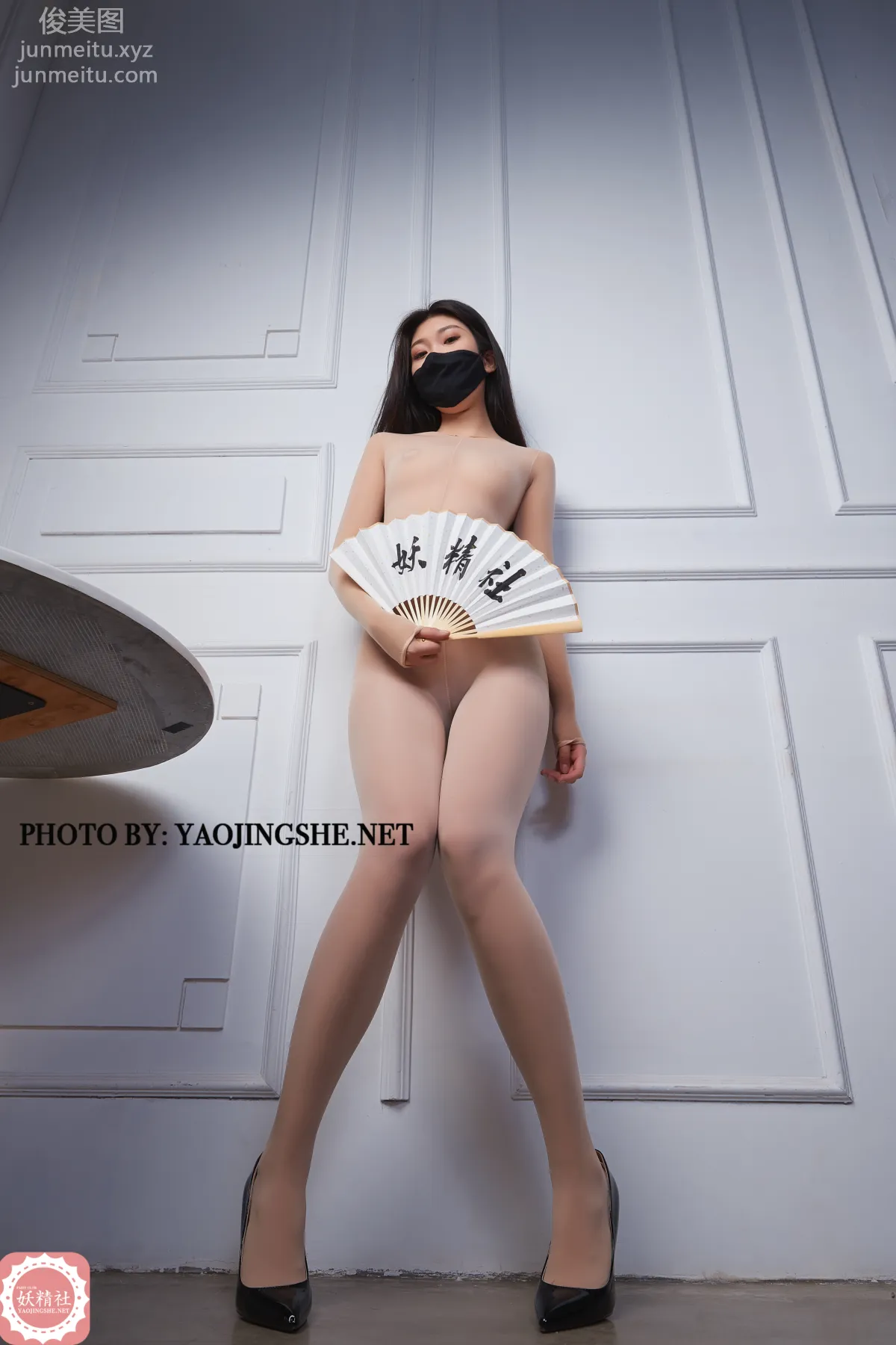 [FAIRY CLUB妖精社] 2020.08.19 T2027《黑旗袍連身襪》蘇偉-極品無内絲T系列 35