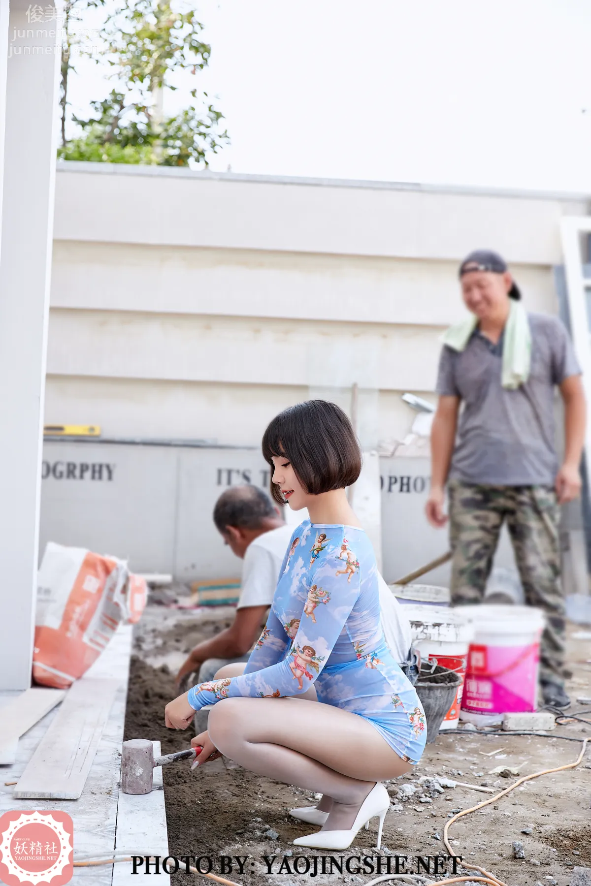 [FAIRY CLUB妖精社] 2020.10.22 T2035《裝修工》唐飛飛-極品無内絲T系列 58