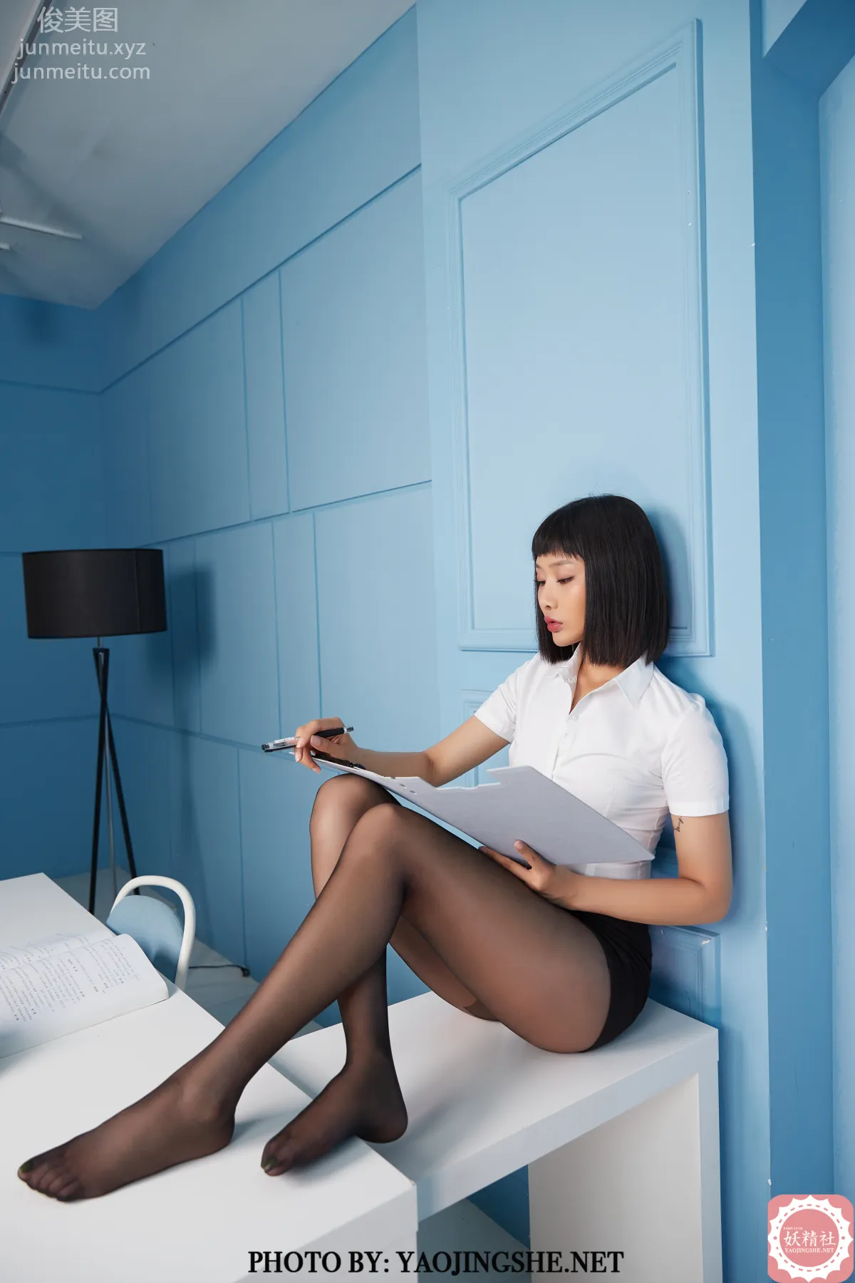 [FAIRY CLUB妖精社] 2020.10.30 T2037《女主管》可可-極品無内絲T系列 14