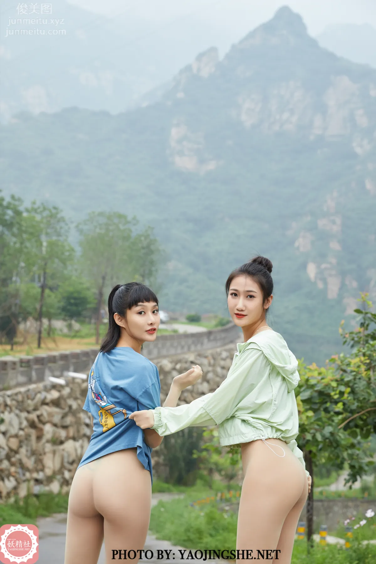 [FAIRY CLUB妖精社] 2020.11.18 T2040《郊遊》可可&思文-極品無内絲T系列 10
