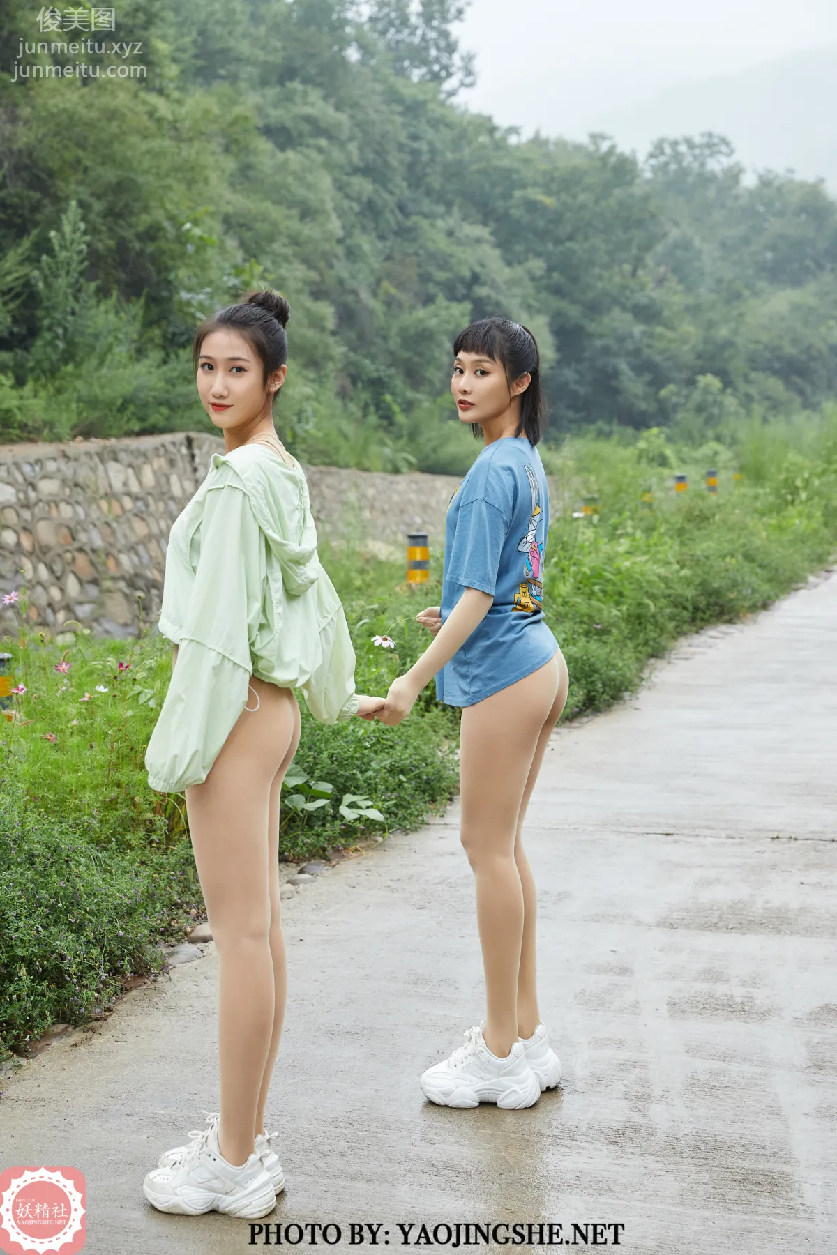 [FAIRY CLUB妖精社] 2020.11.18 T2040《郊遊》可可&思文-極品無内絲T系列 12