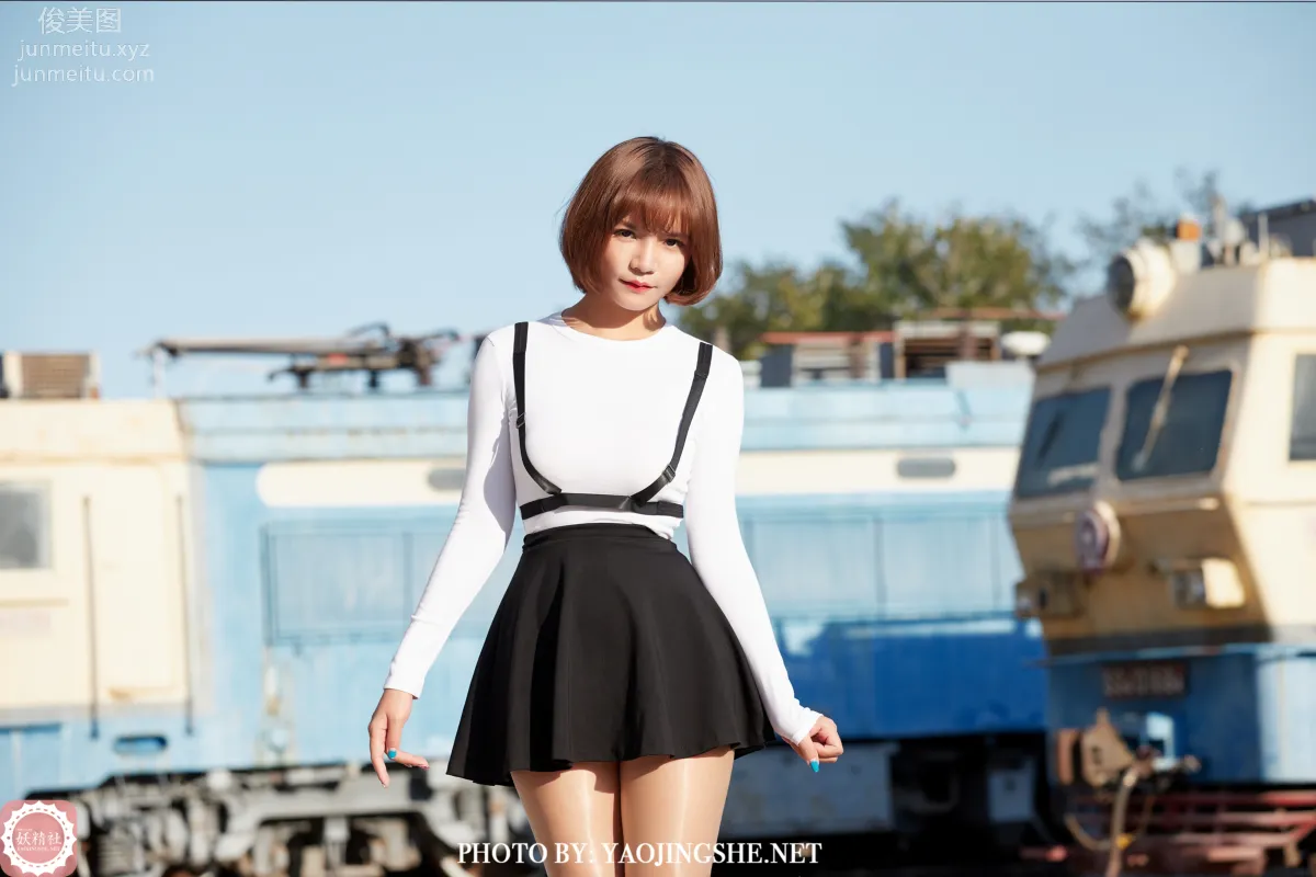 [FAIRY CLUB妖精社] 2020.11.28 T2042《逆光車站》唐飛飛-極品無内絲T系列 2